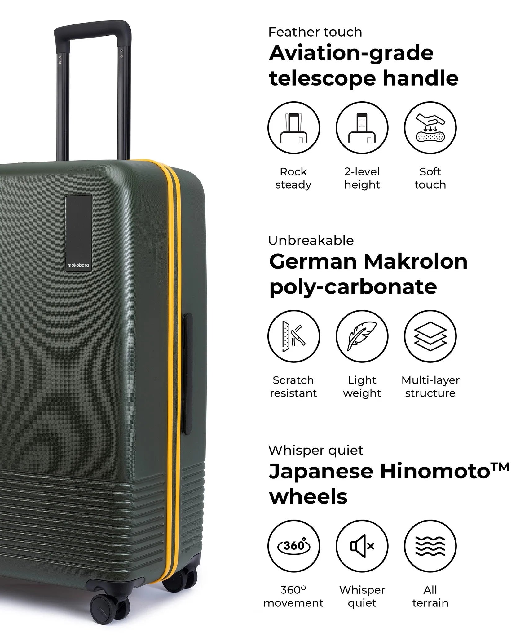 Color_Sunnyside Yellow | The Check-in Large Luggage