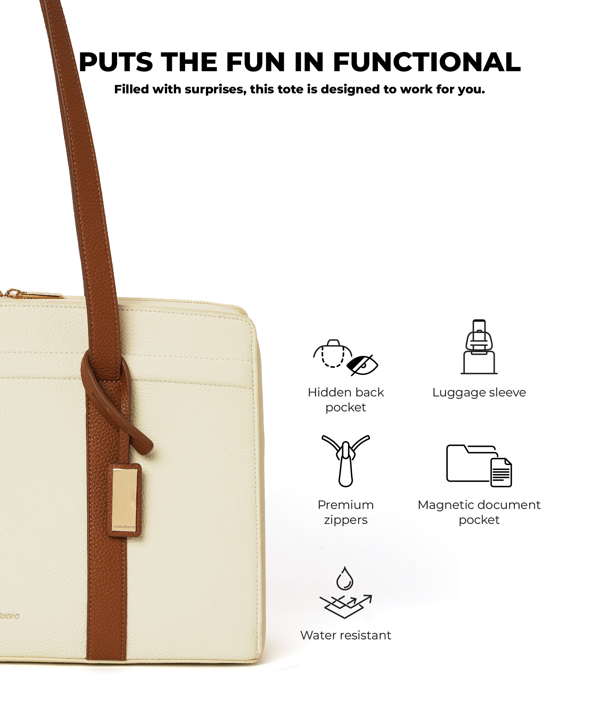 Color_Coconut cream | The Celeste Tote 3.0
