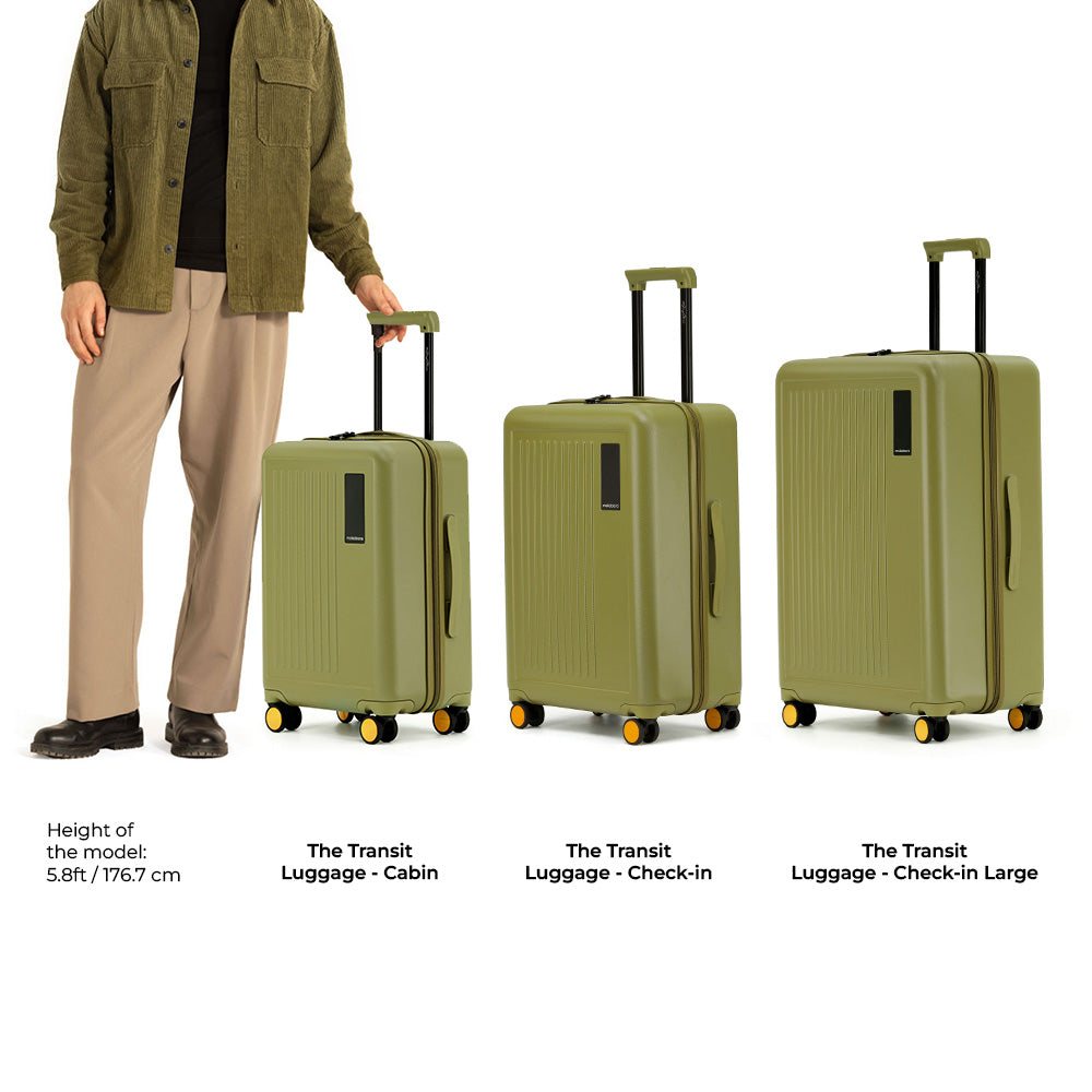 Color_ Still Loading Brownray 2.0 | The Transit Luggage_Set of 2(Check-in + Check-in Large)