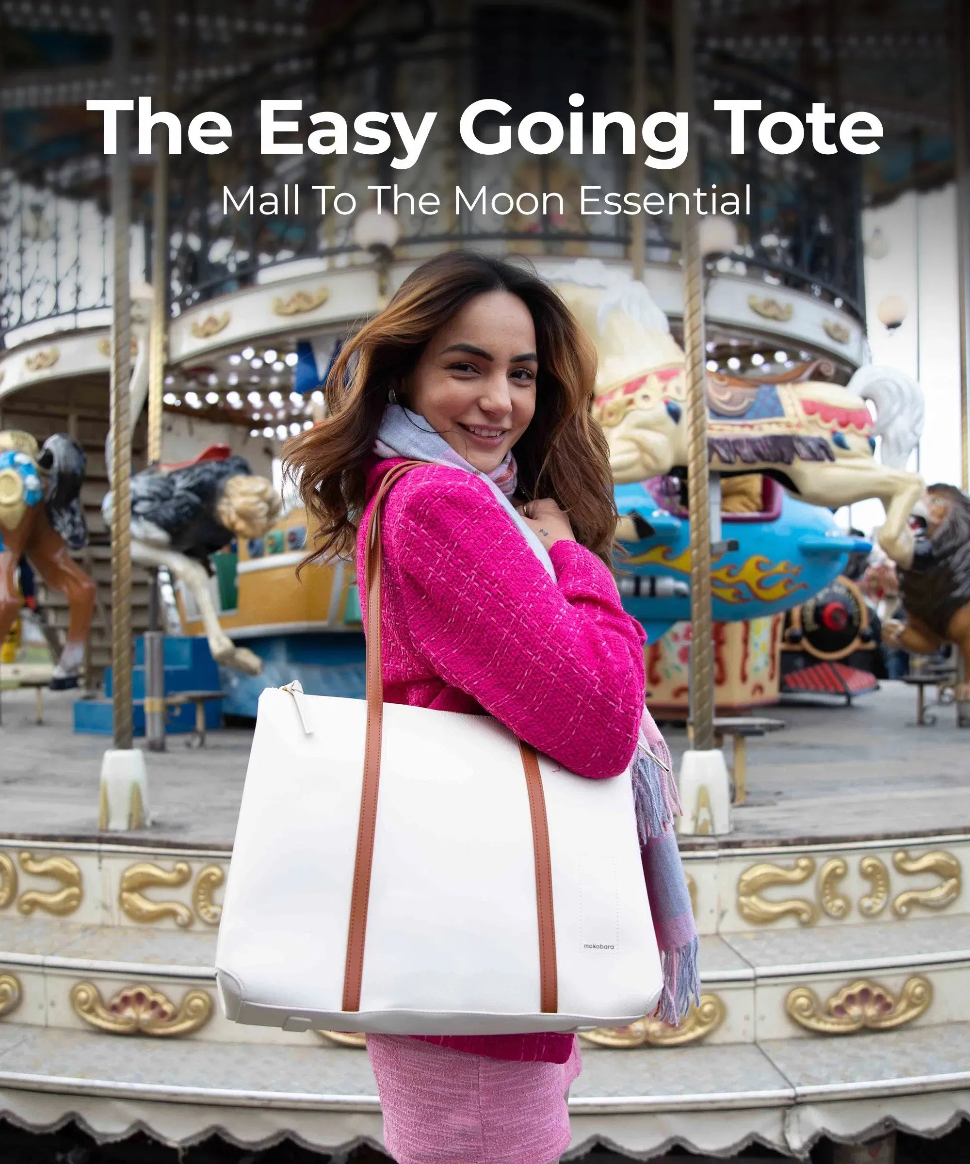 Color_Coconut Cream | The Easy Going Tote (V1)