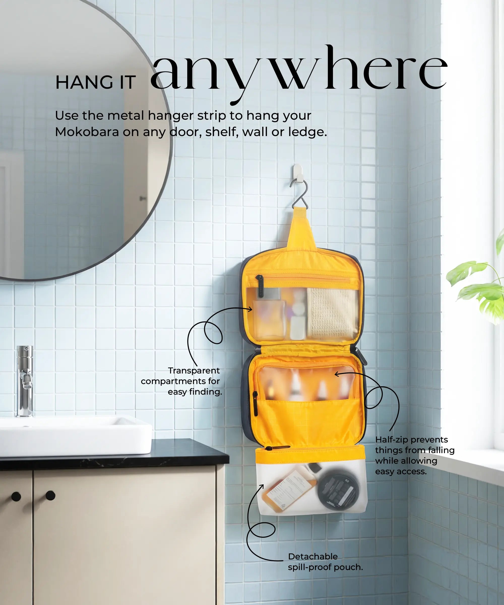 The Hanging Toiletry Bag