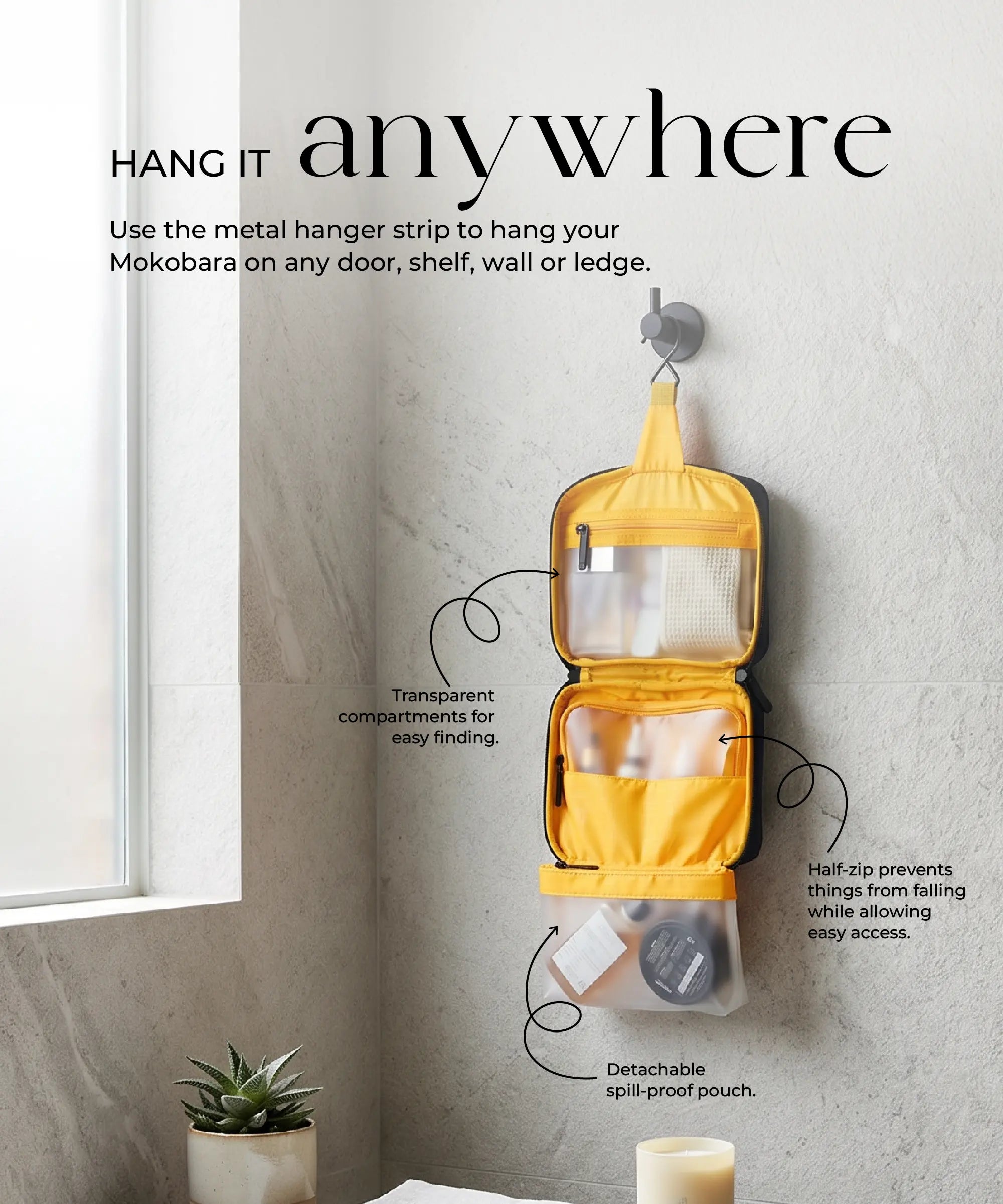 The Hanging Toiletry Bag