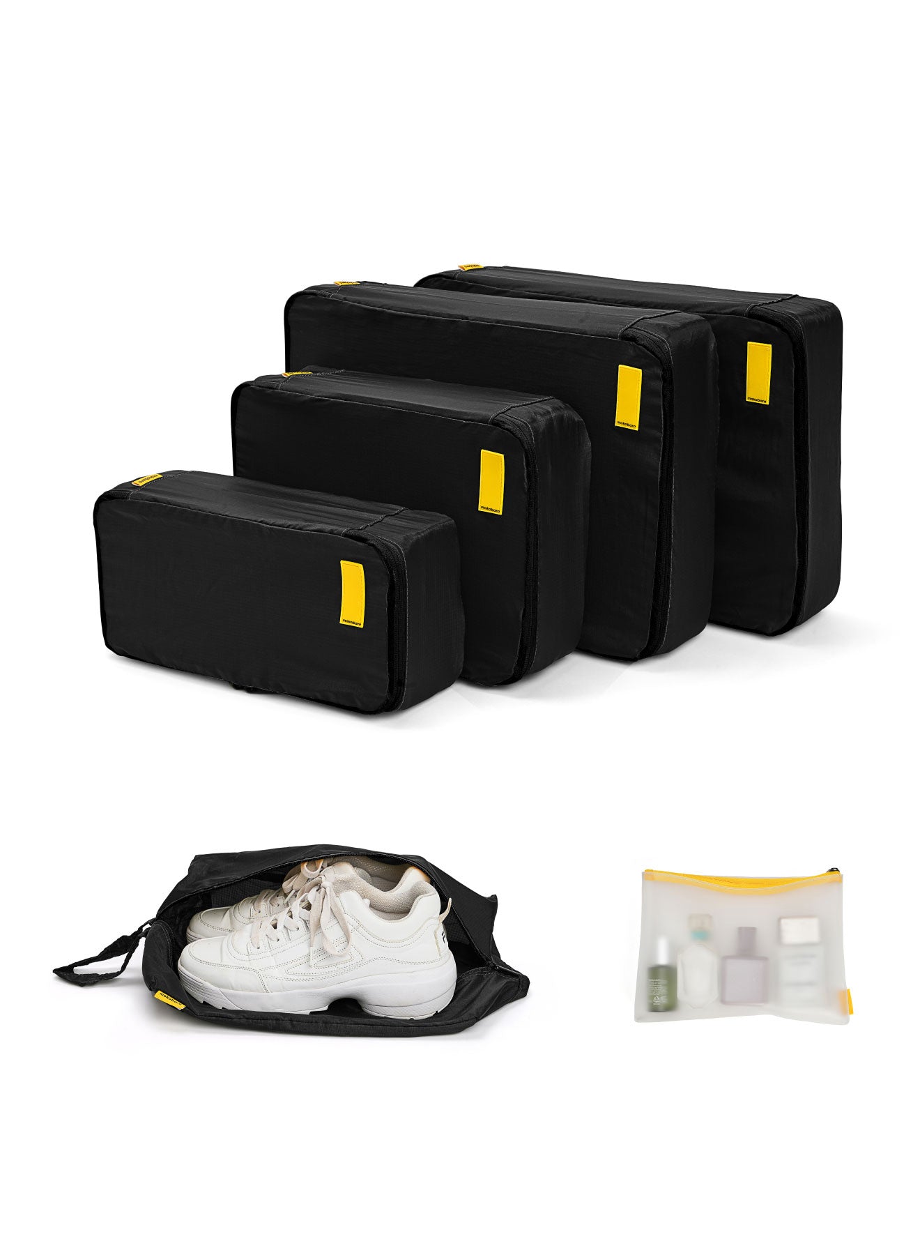 The Packing Cubes Set of 6 - Essential Travel Organizer | Mokobara