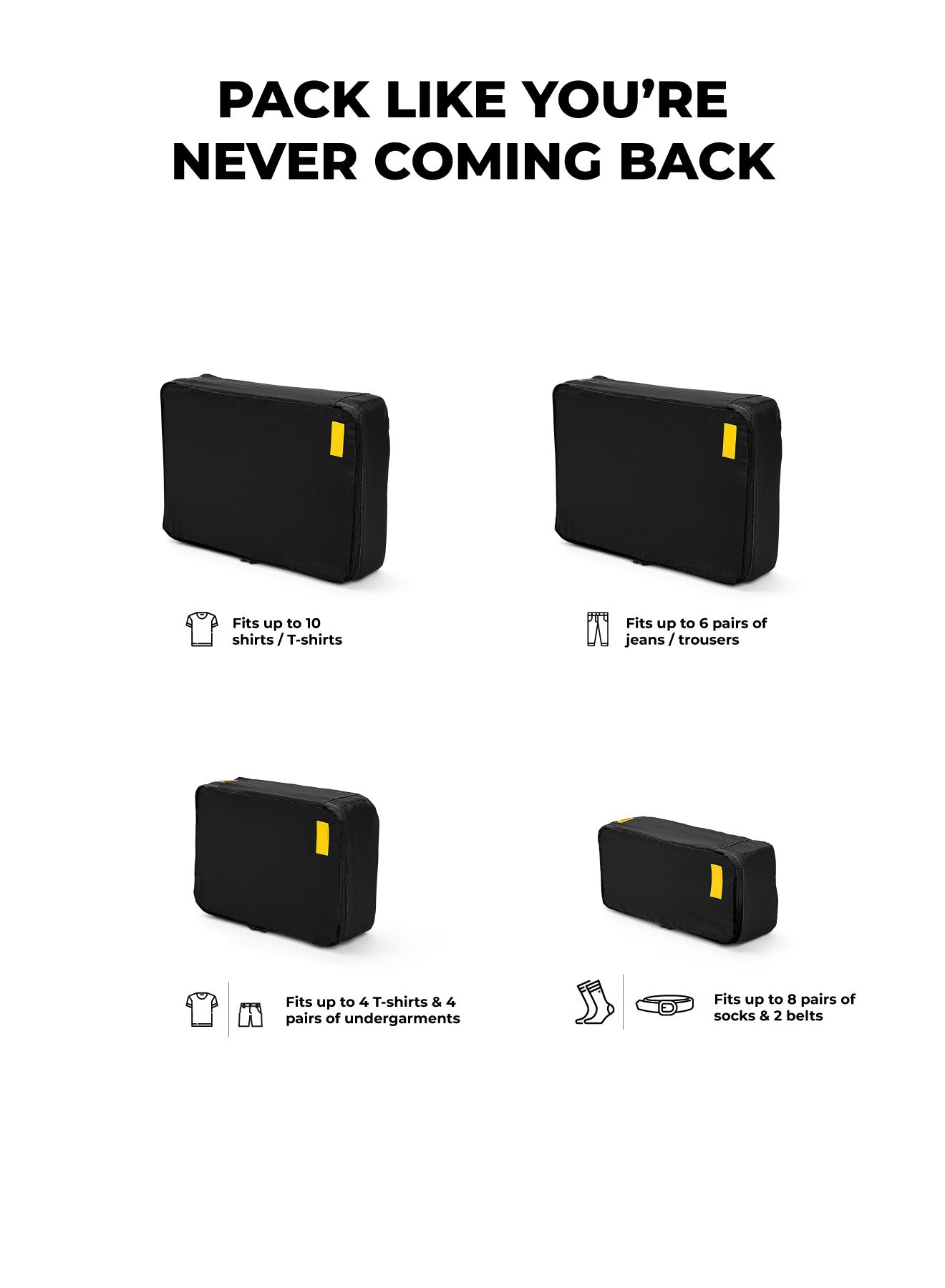 Color_Crypto | The Packing Cubes (Set of 4)