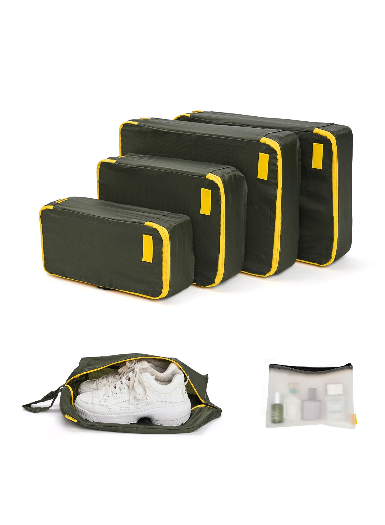 Color_Homegrown Sunray | The Packing Cubes (Set of 6)