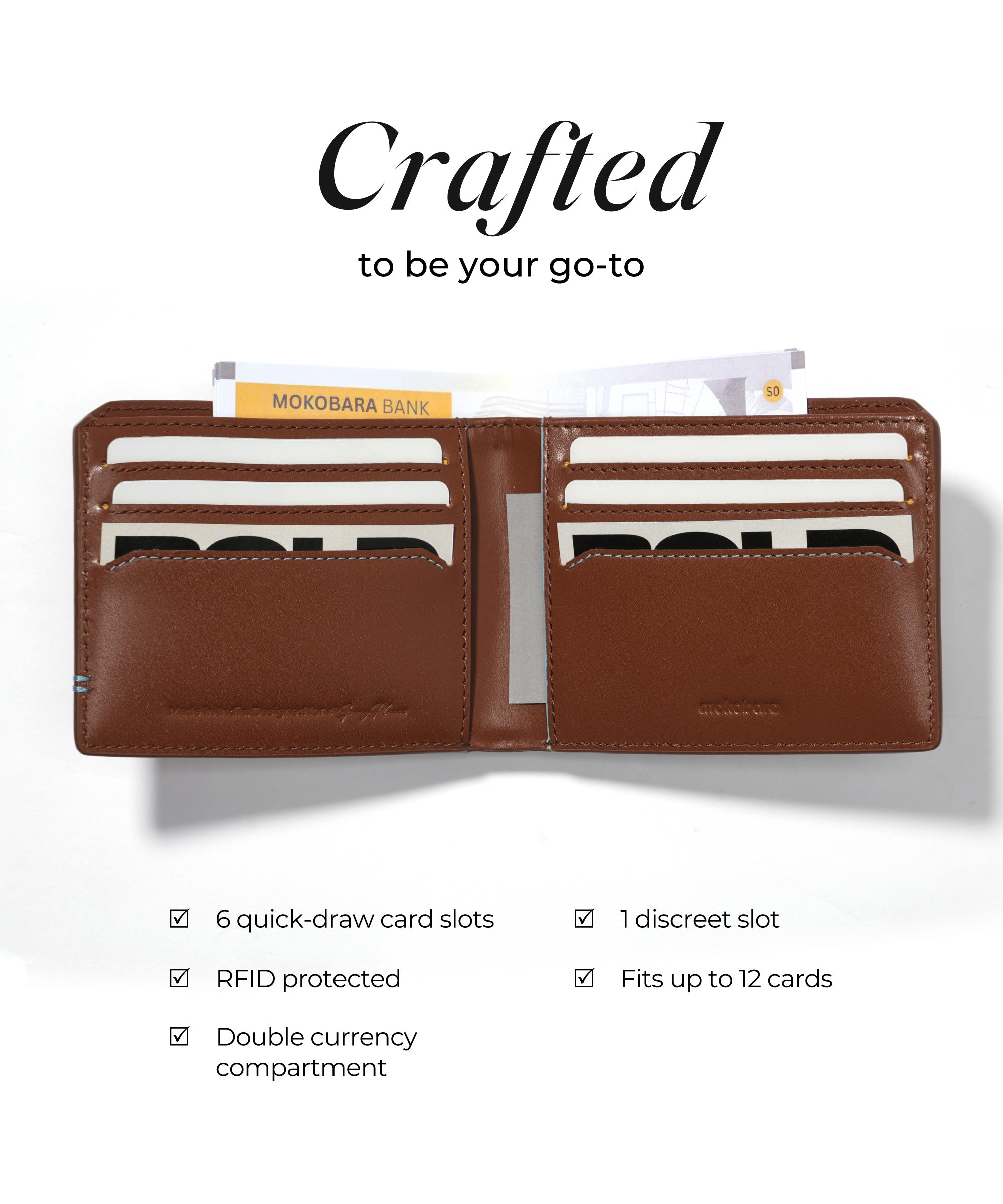 Color_ Tan Lines wallet | Bifold wallet