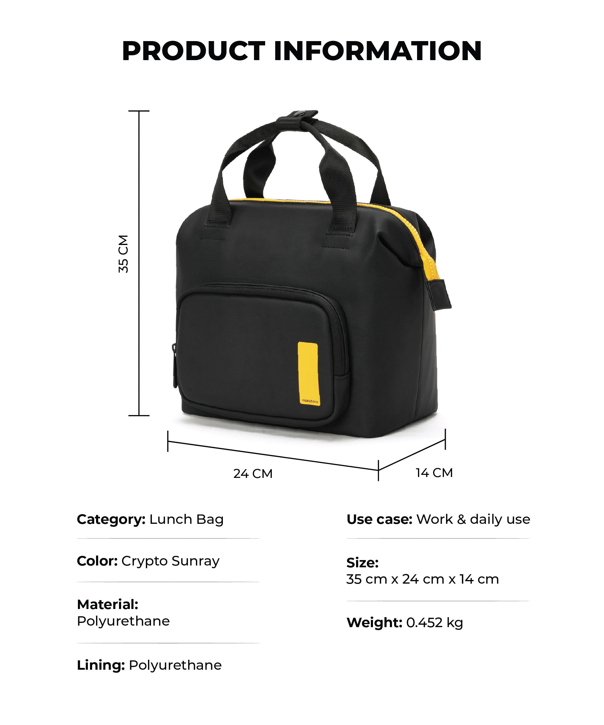 Color_Money Moves Sunray | The Take Out Lunch Bag