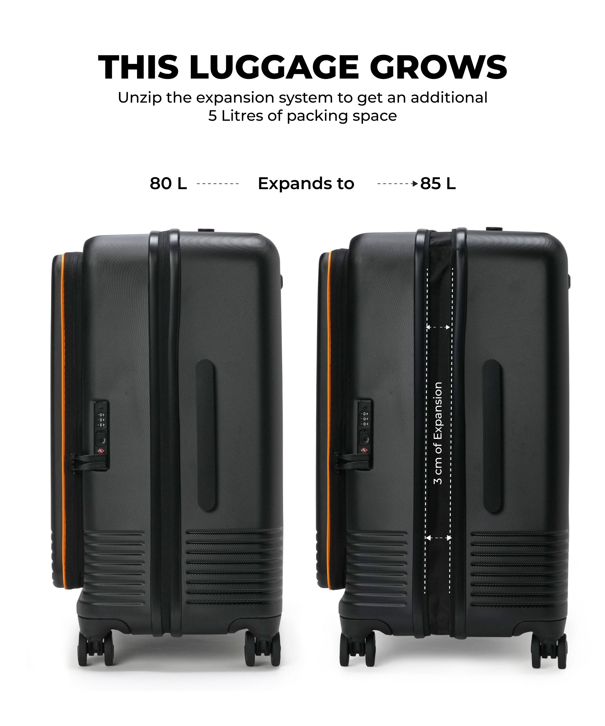 Color_Money Moves Sunray 2.0 | The Access Check-in Luggage