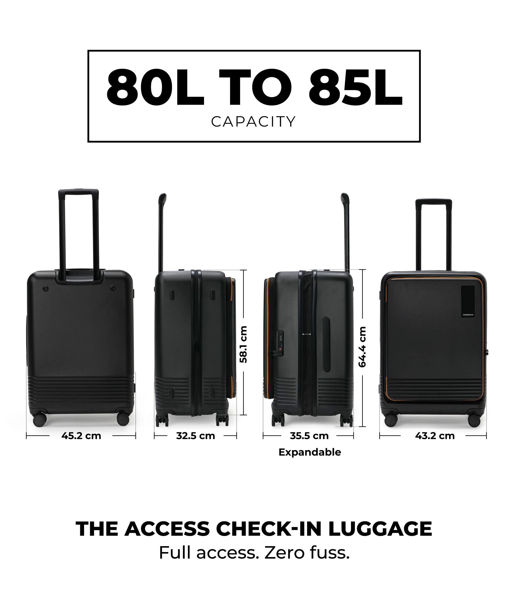 Color_Money Moves Sunray 2.0 | The Access Check-in Luggage