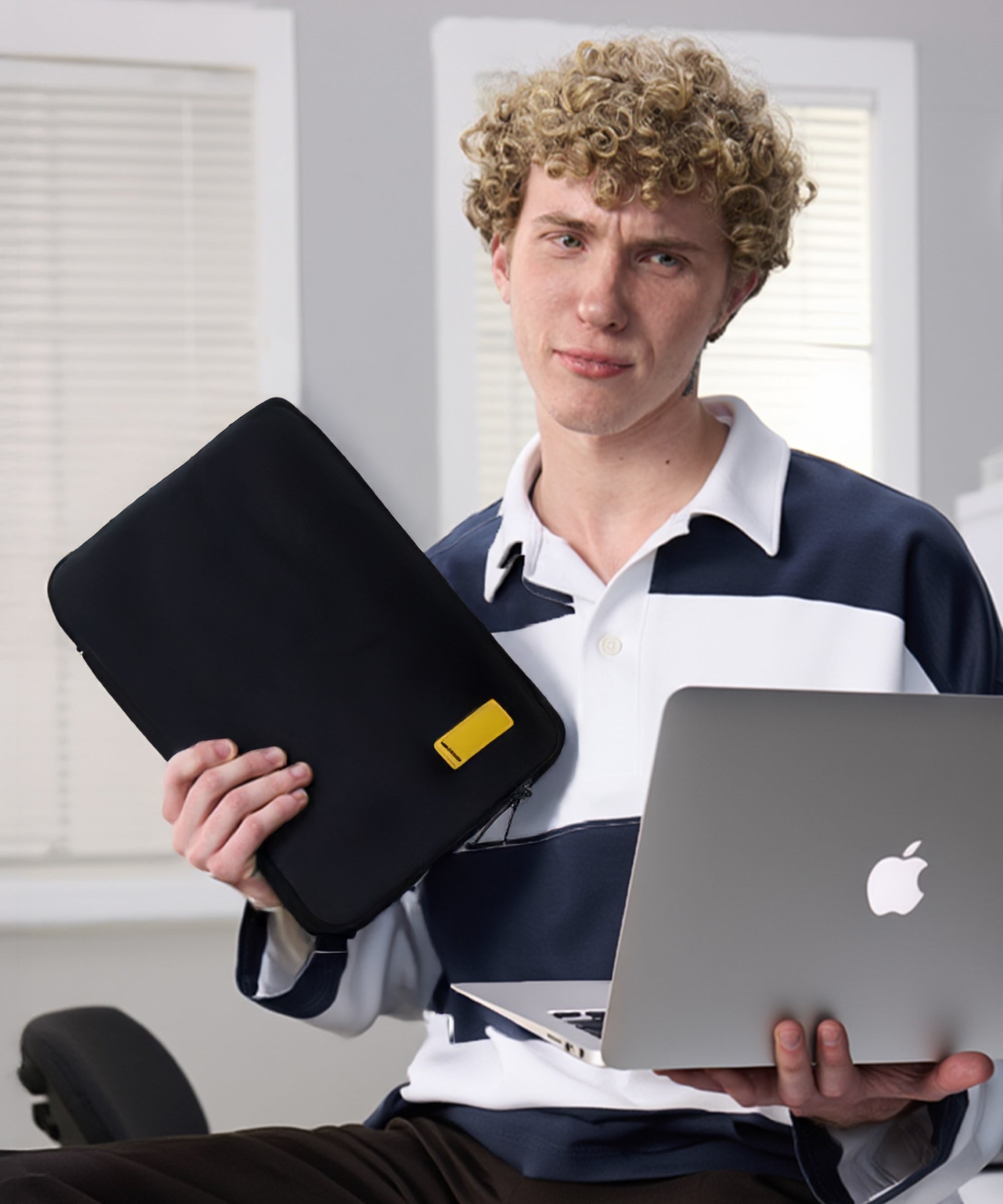 Color_Money Moves | The Aisle Laptop Sleeve Large