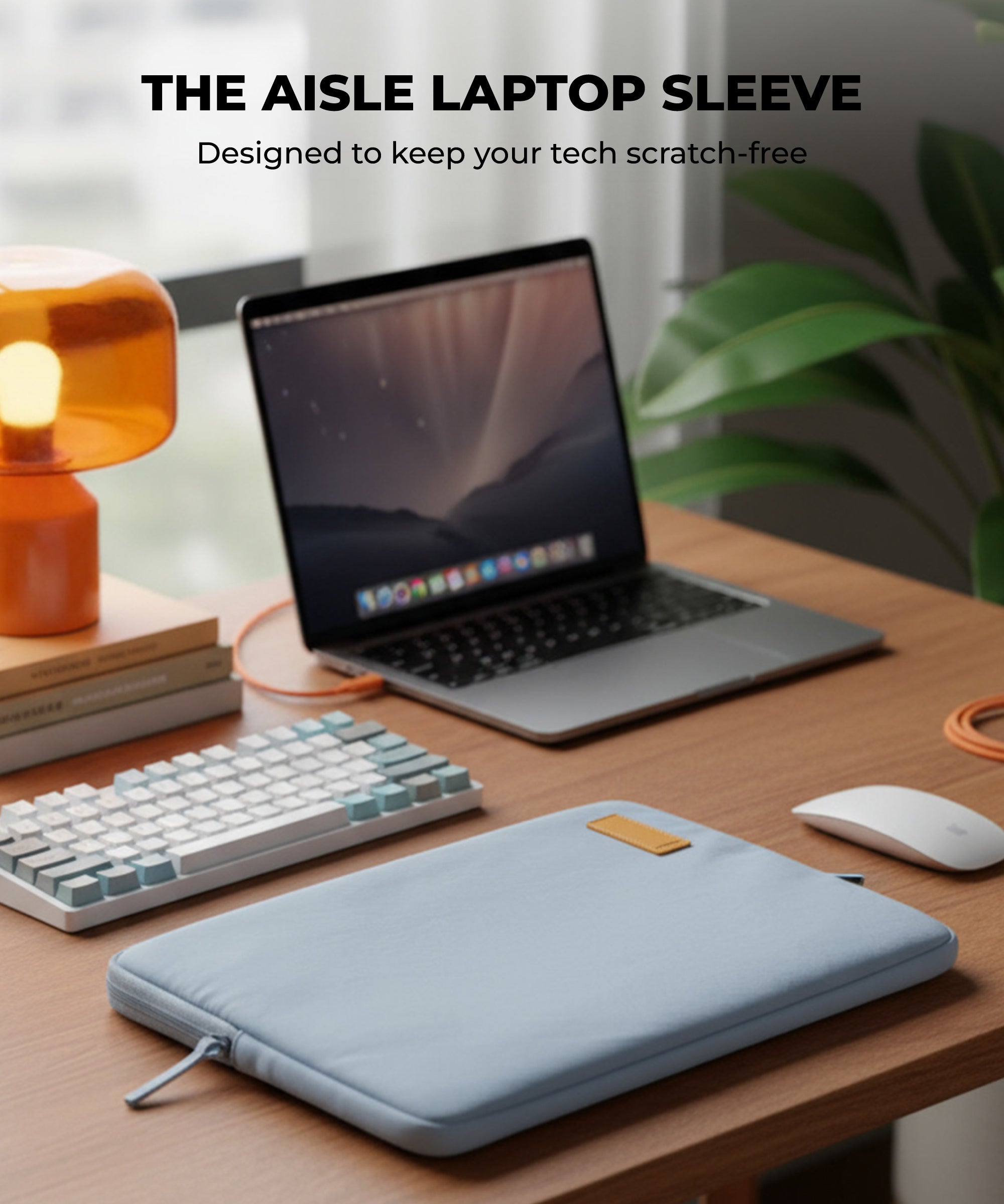 Color_Nice Ice| The Aisle Laptop Sleeve Large