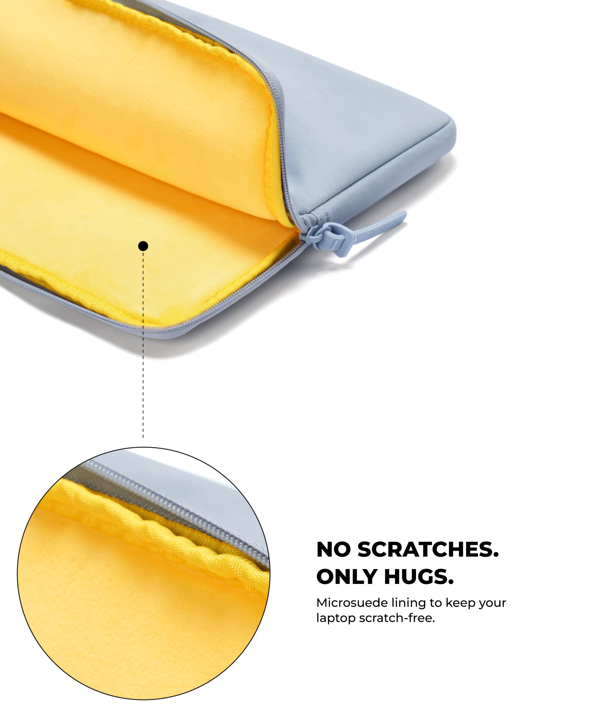 Color_Nice Ice| The Aisle Laptop Sleeve Large