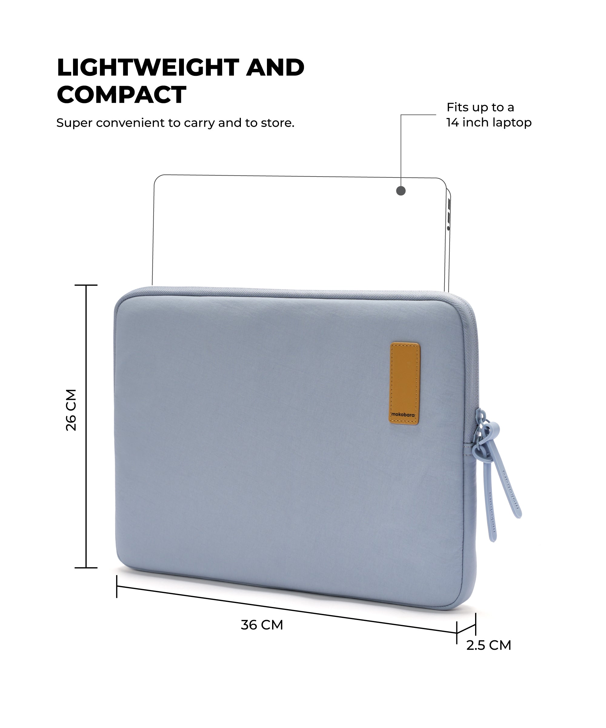 Color_Nice Ice| The Aisle Laptop Sleeve