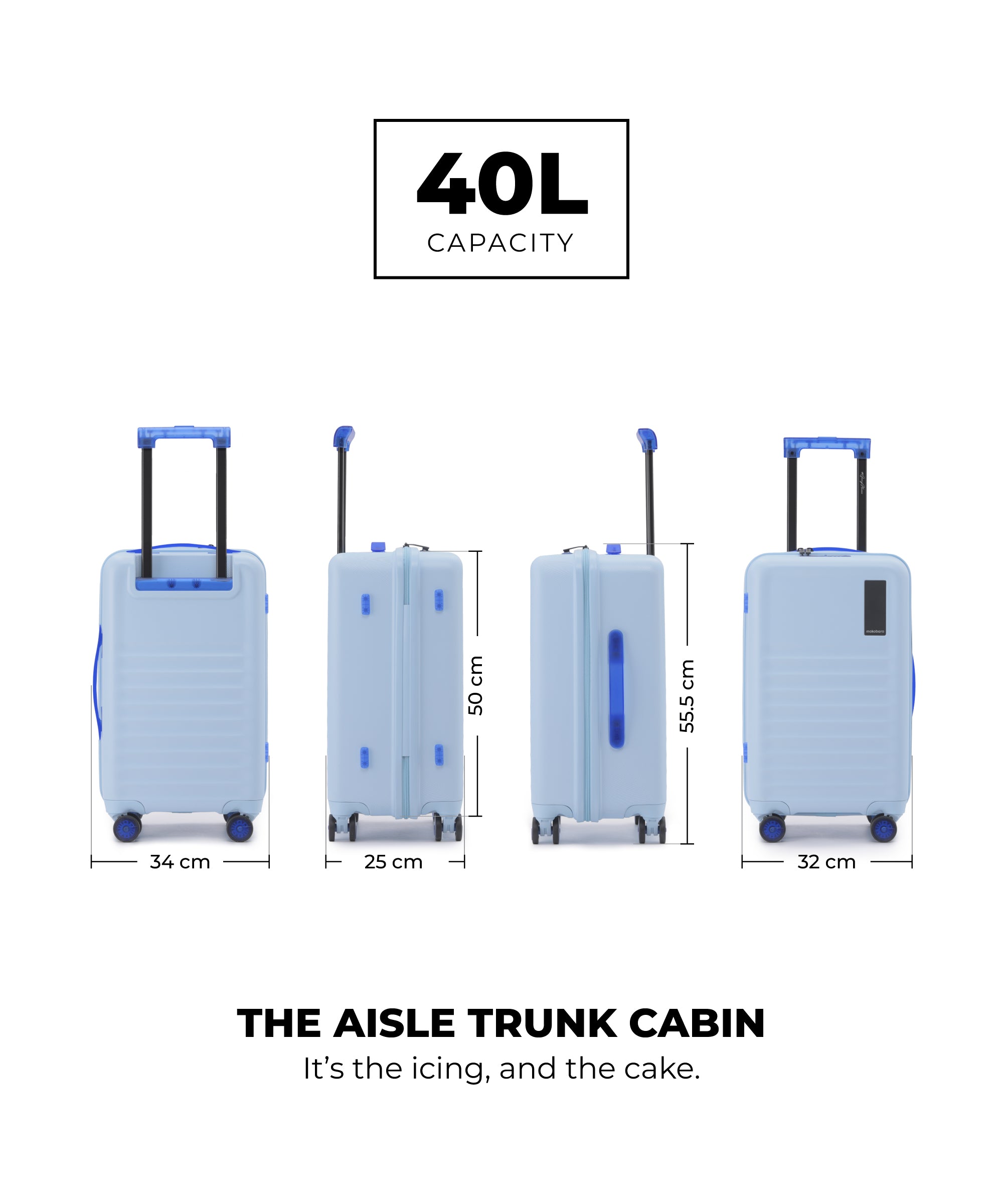 Color_Shy Blue | The Aisle Trunk - Cabin