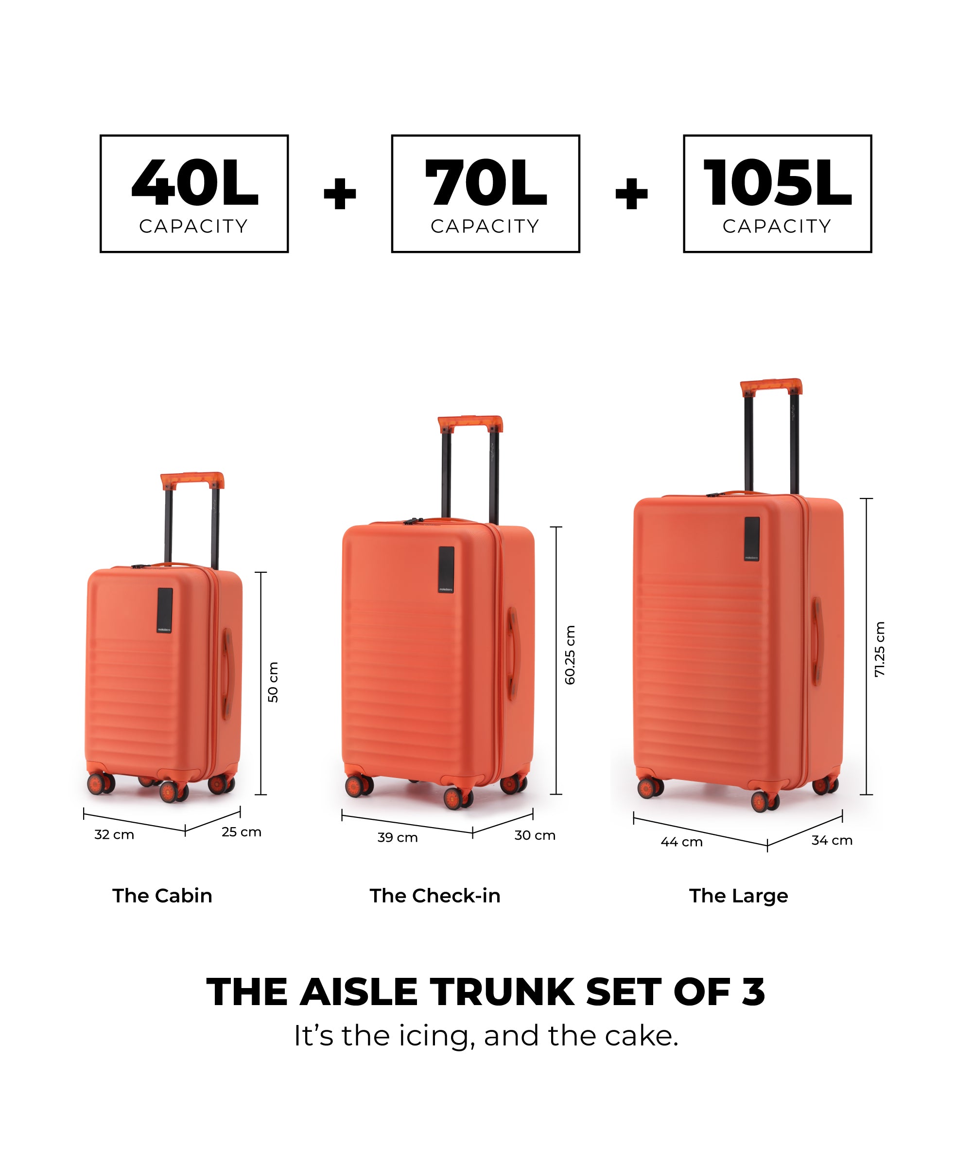 Color_Stardust | The Aisle Trunk - Set of 3