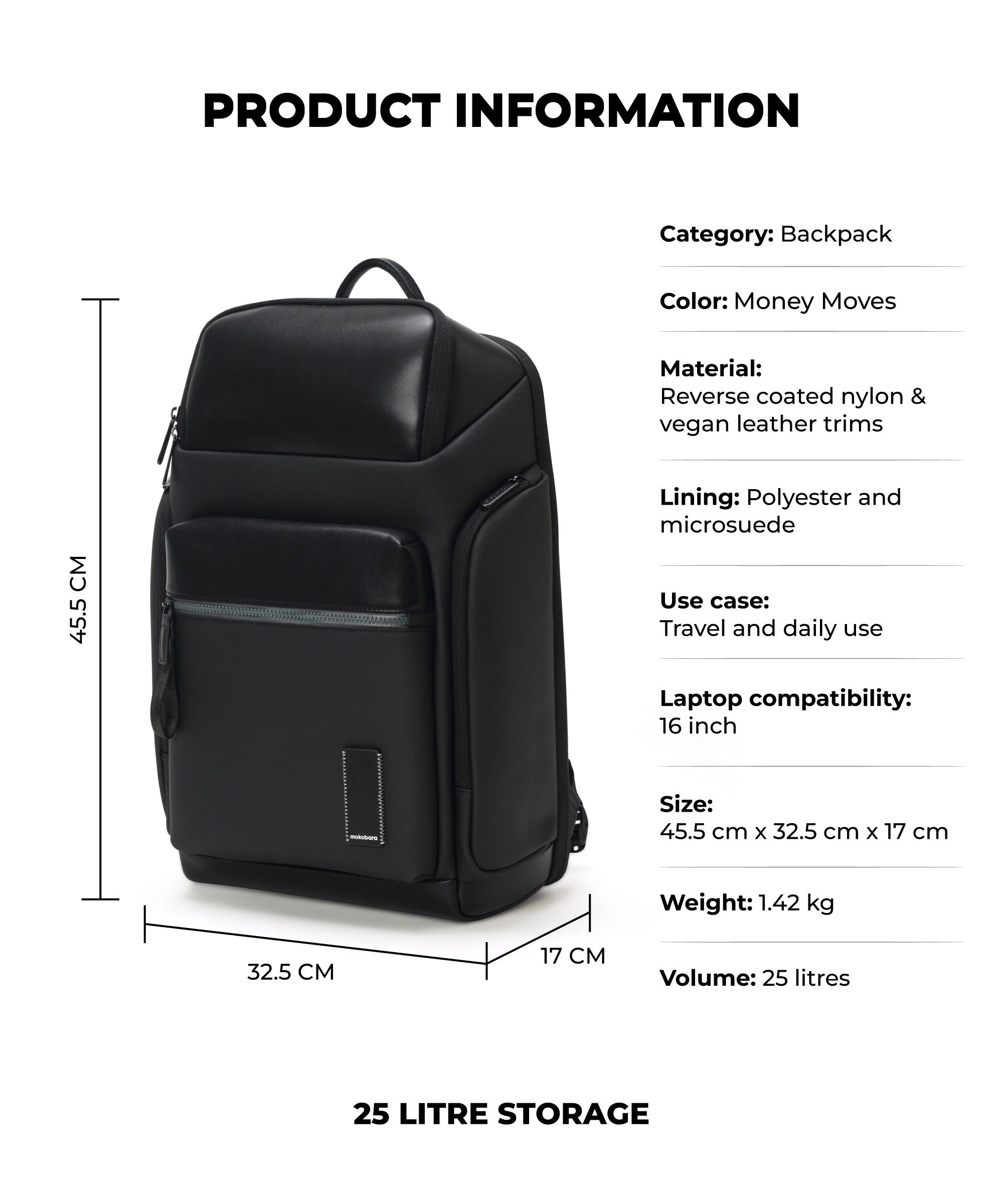 Color_Money Moves | The Astronaut Backpack - 25L