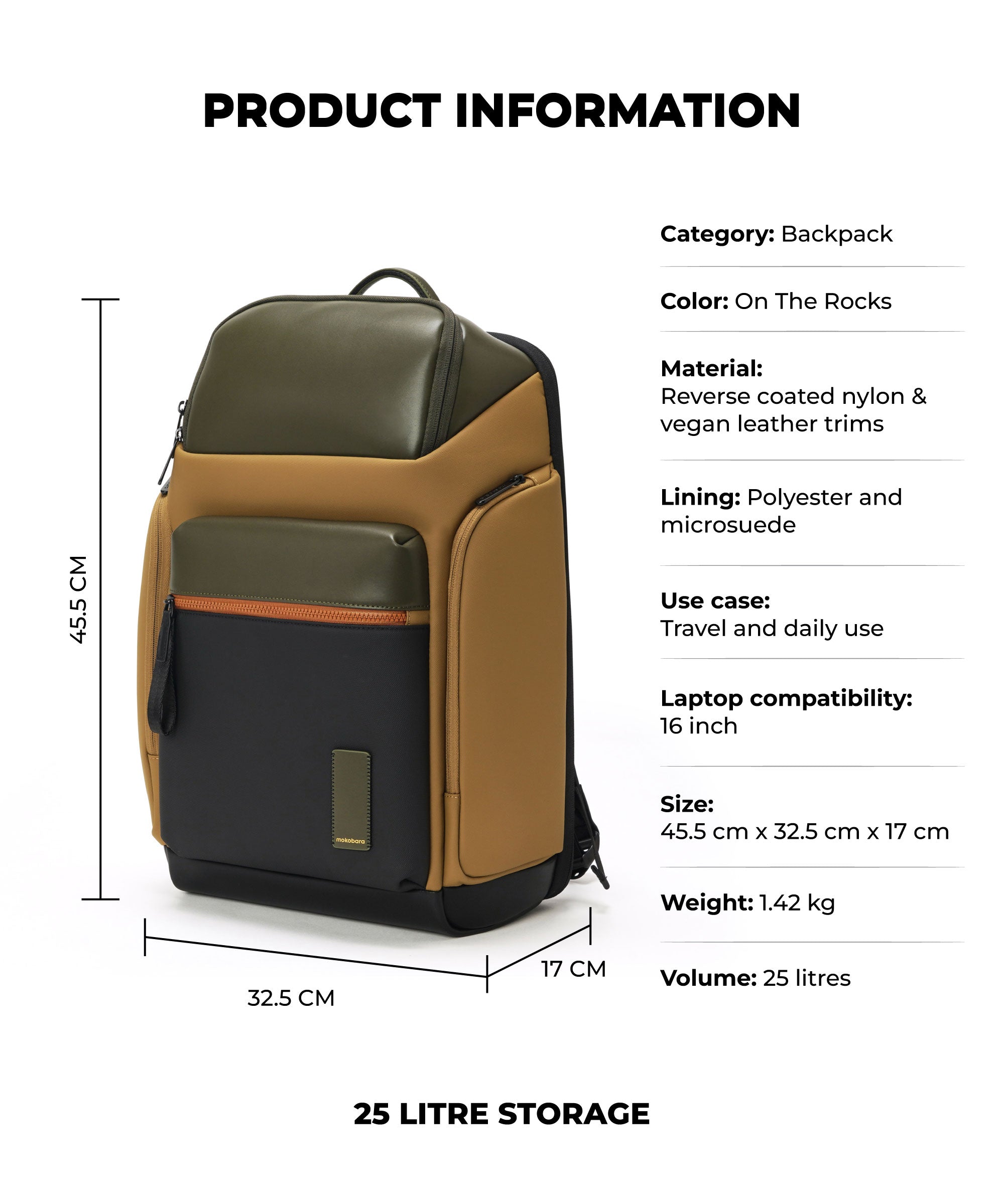 Color_On The Rocks | The Astronaut Backpack - 25L