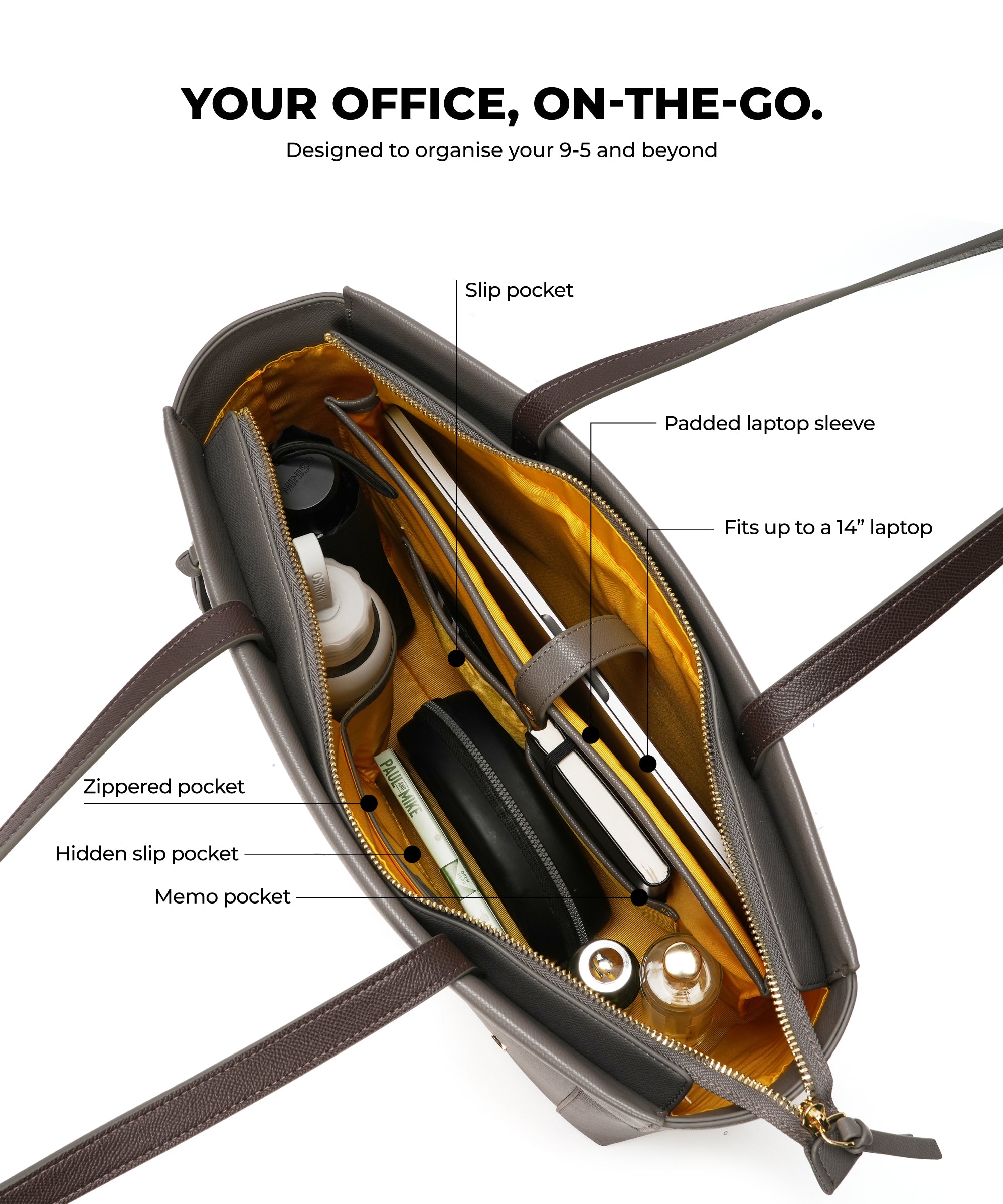 Color_Black Coffee 2.0 | The Dawn Tote