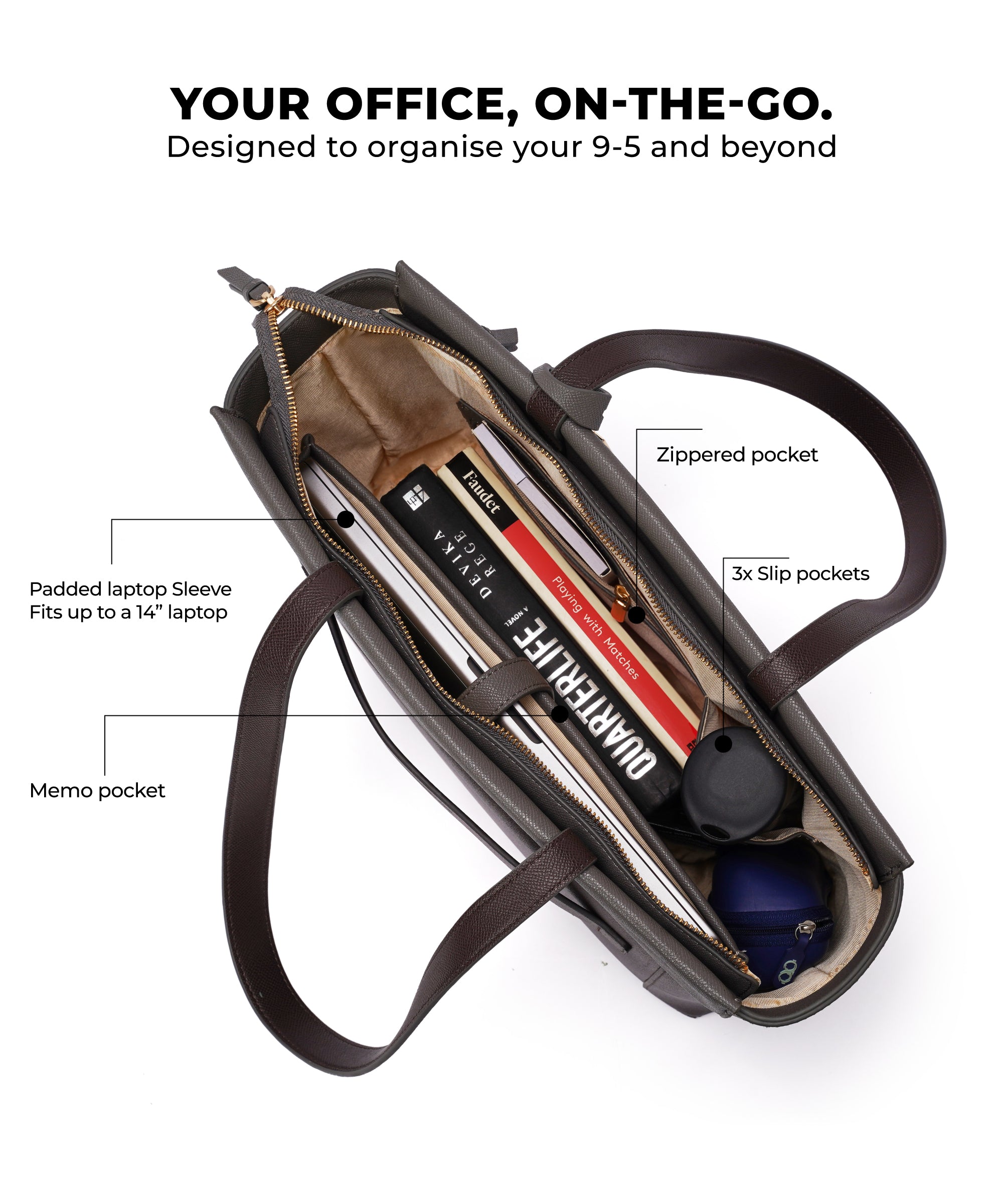 Color_Black coffee 3.0 | The Dawn Tote