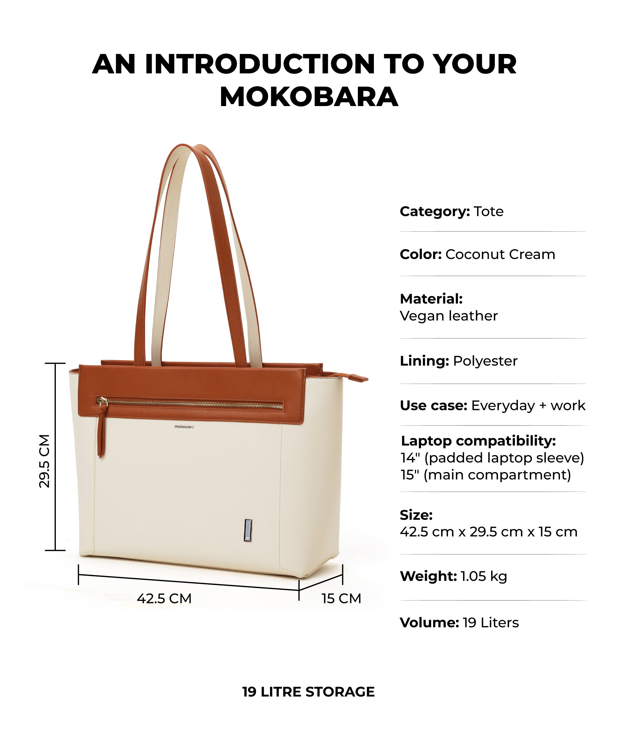 Color_Coconut Cream 2.0 | The Dawn Tote