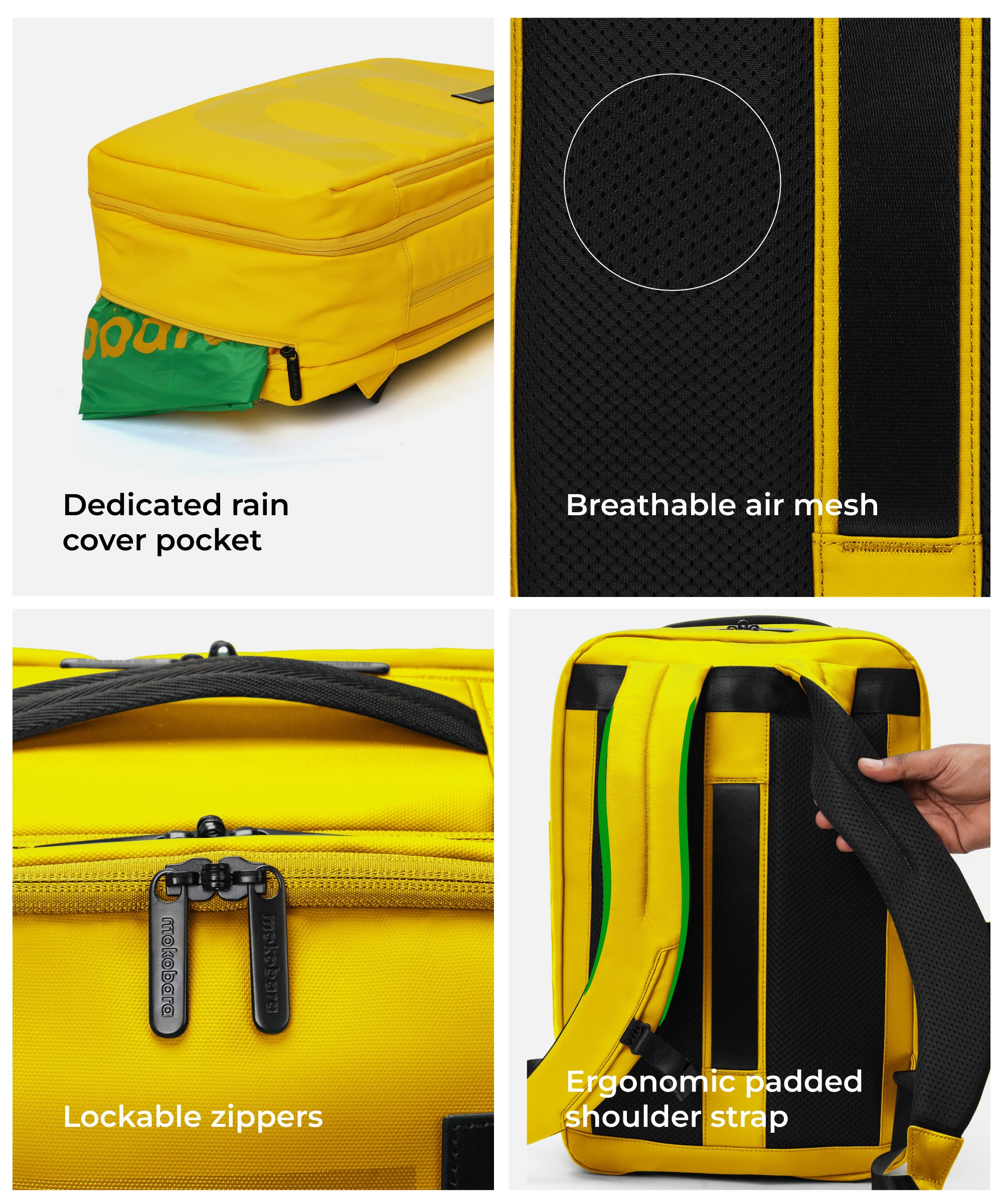 Color_ Enough Yellow 2.0 | The Em Travel Backpack - 45L