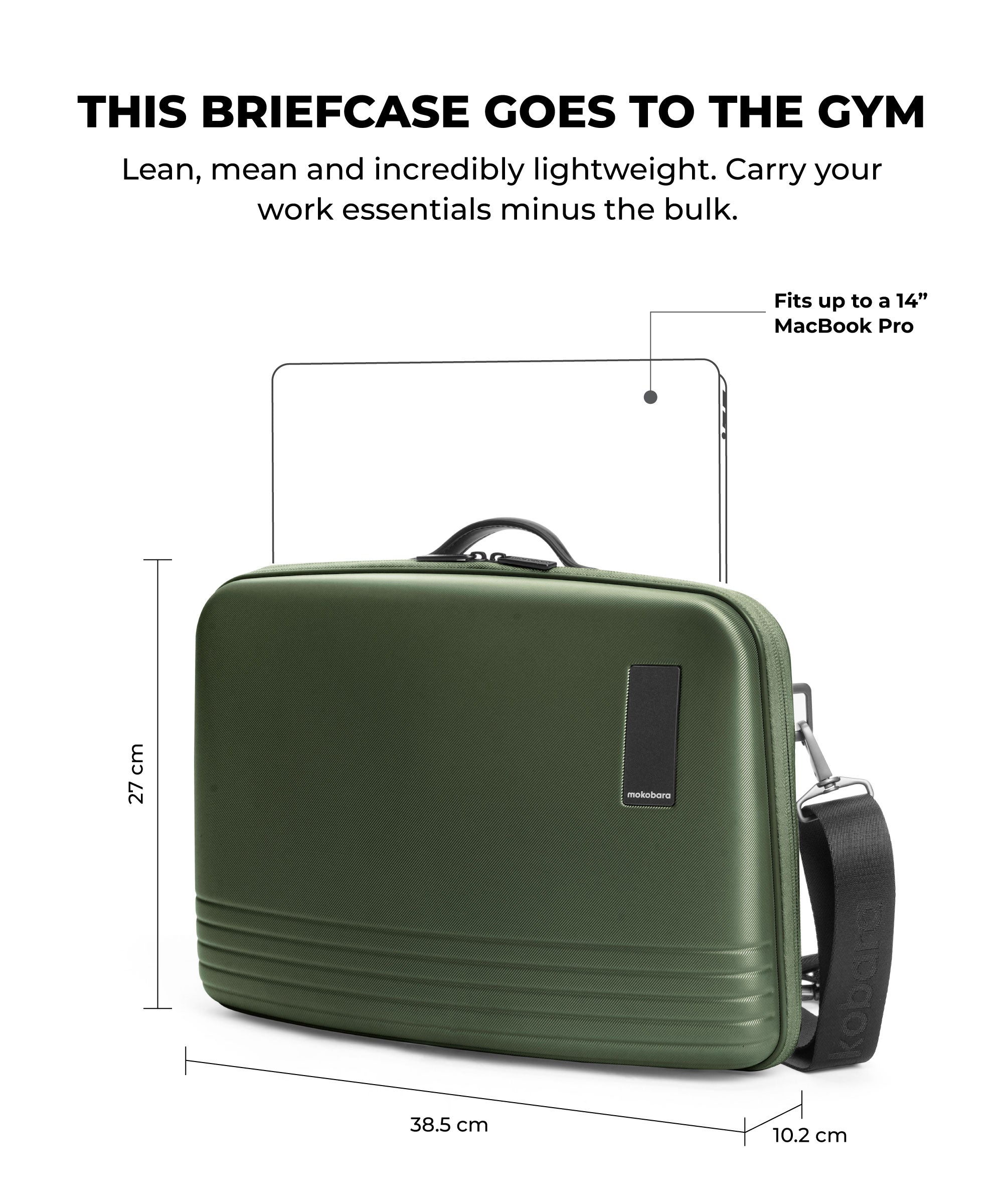 Color_Seaweed Green | The Hard Shell Briefcase
