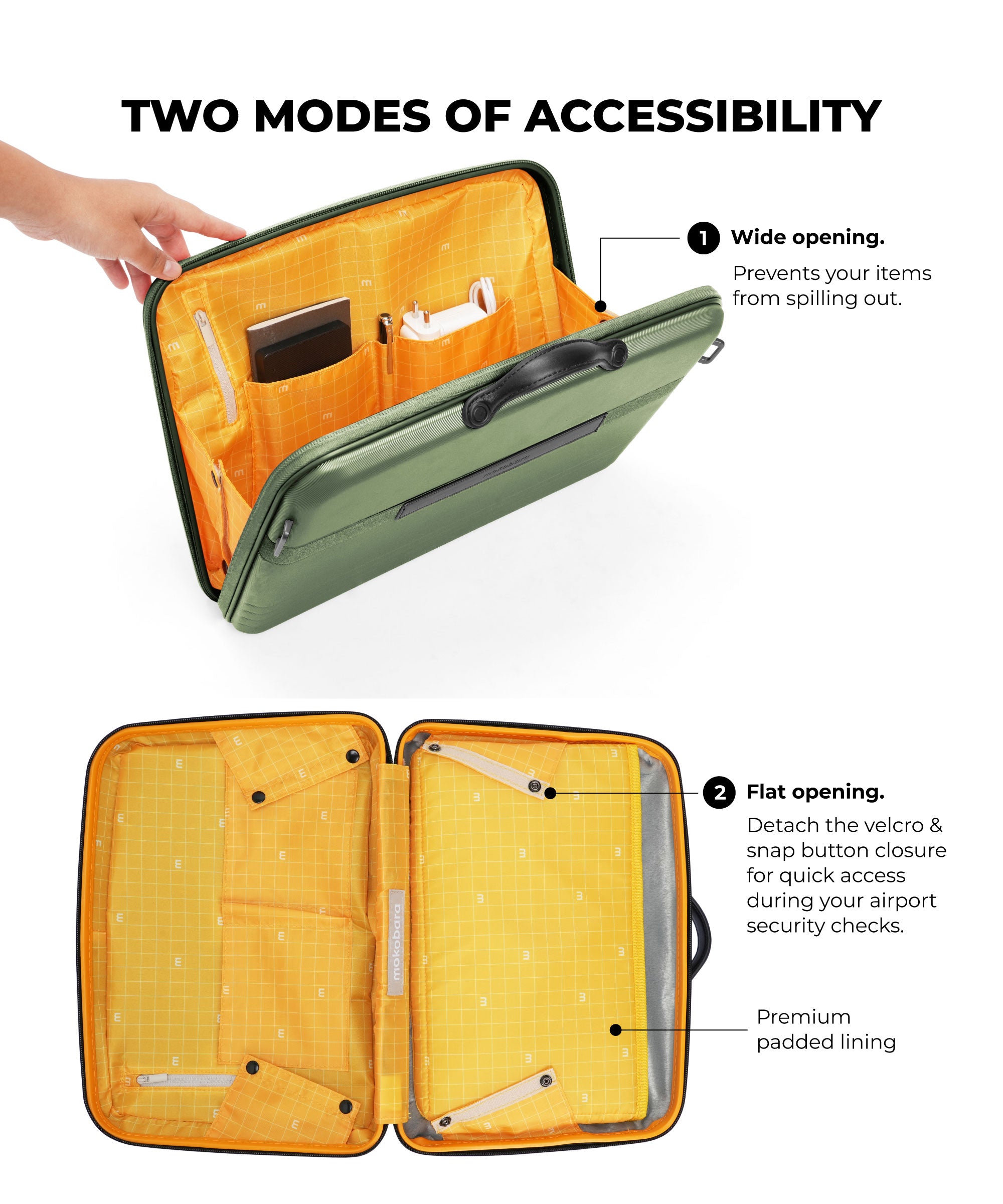 Color_Seaweed Green | The Hard Shell Briefcase