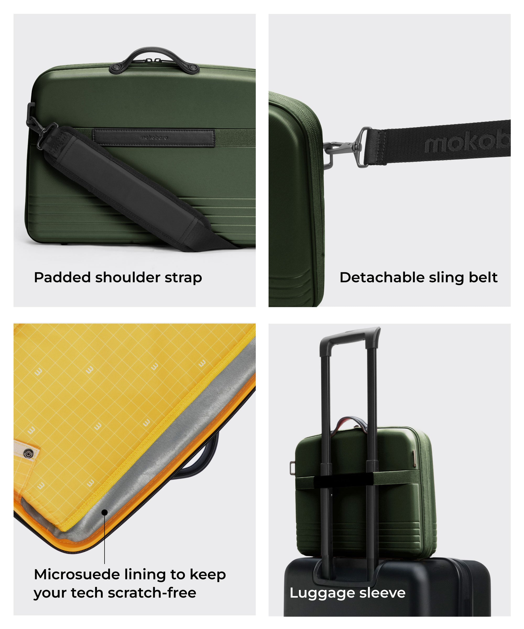 Color_Seaweed Green | The Hard Shell Briefcase