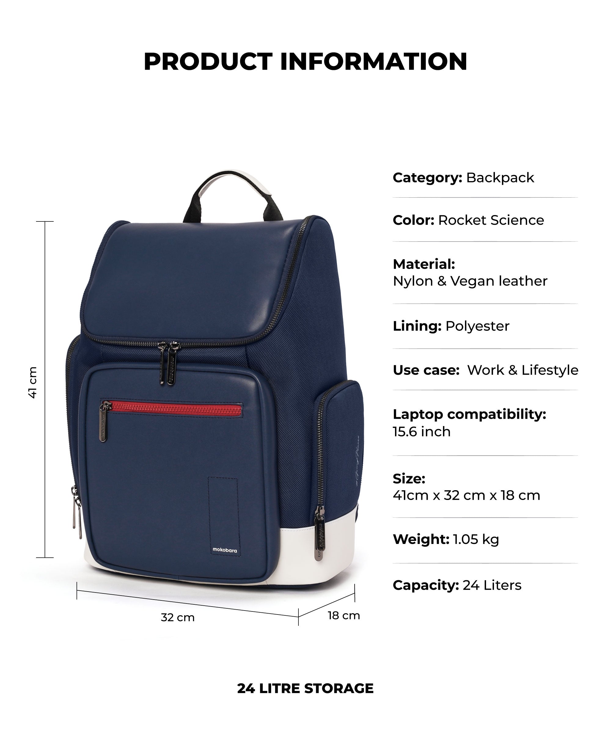 Color_Rocket Science 3.0 | The Hovercraft Backpack - 24L