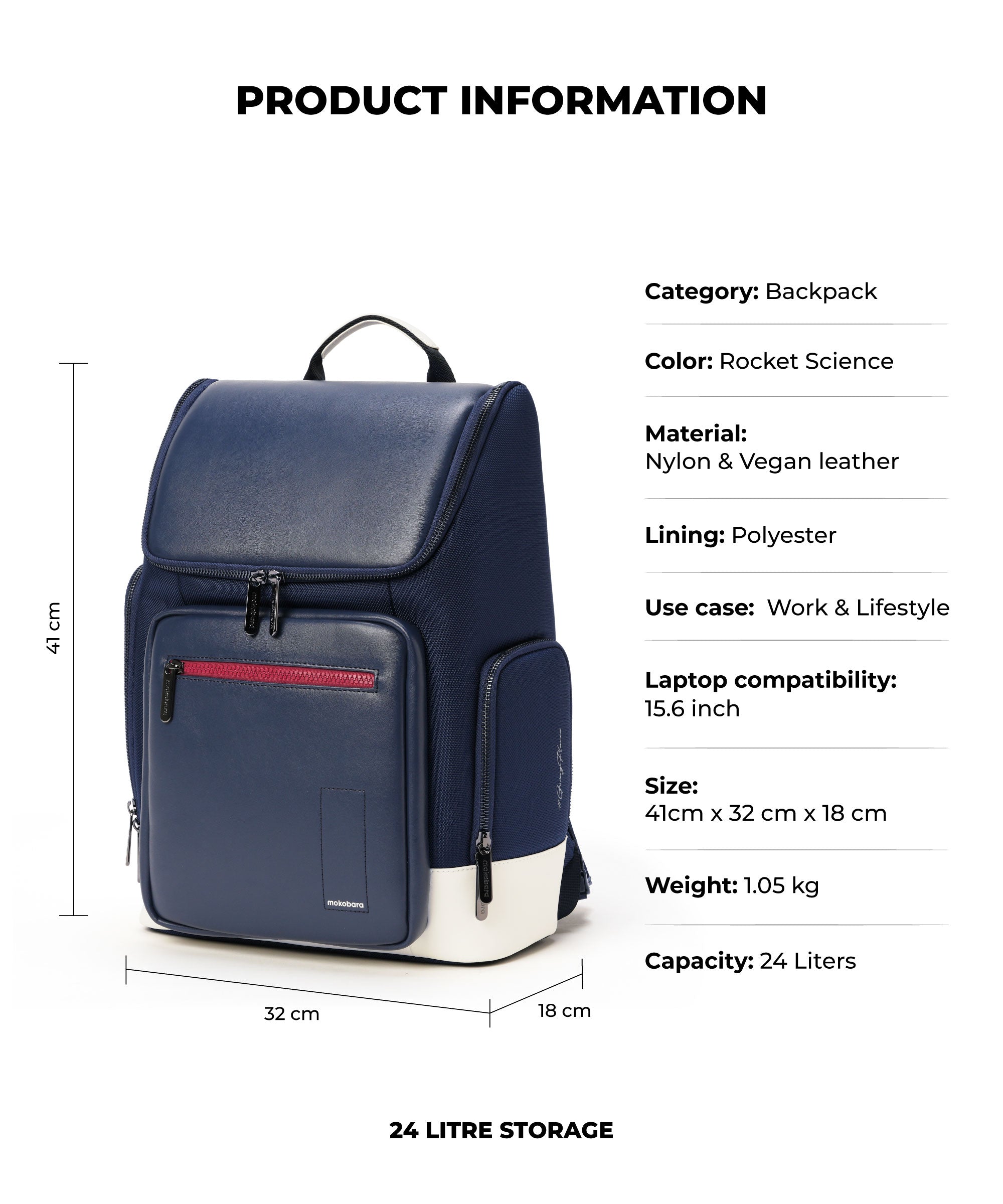 Color_Rocket Science 2.0 | The Hovercraft Backpack - 24L