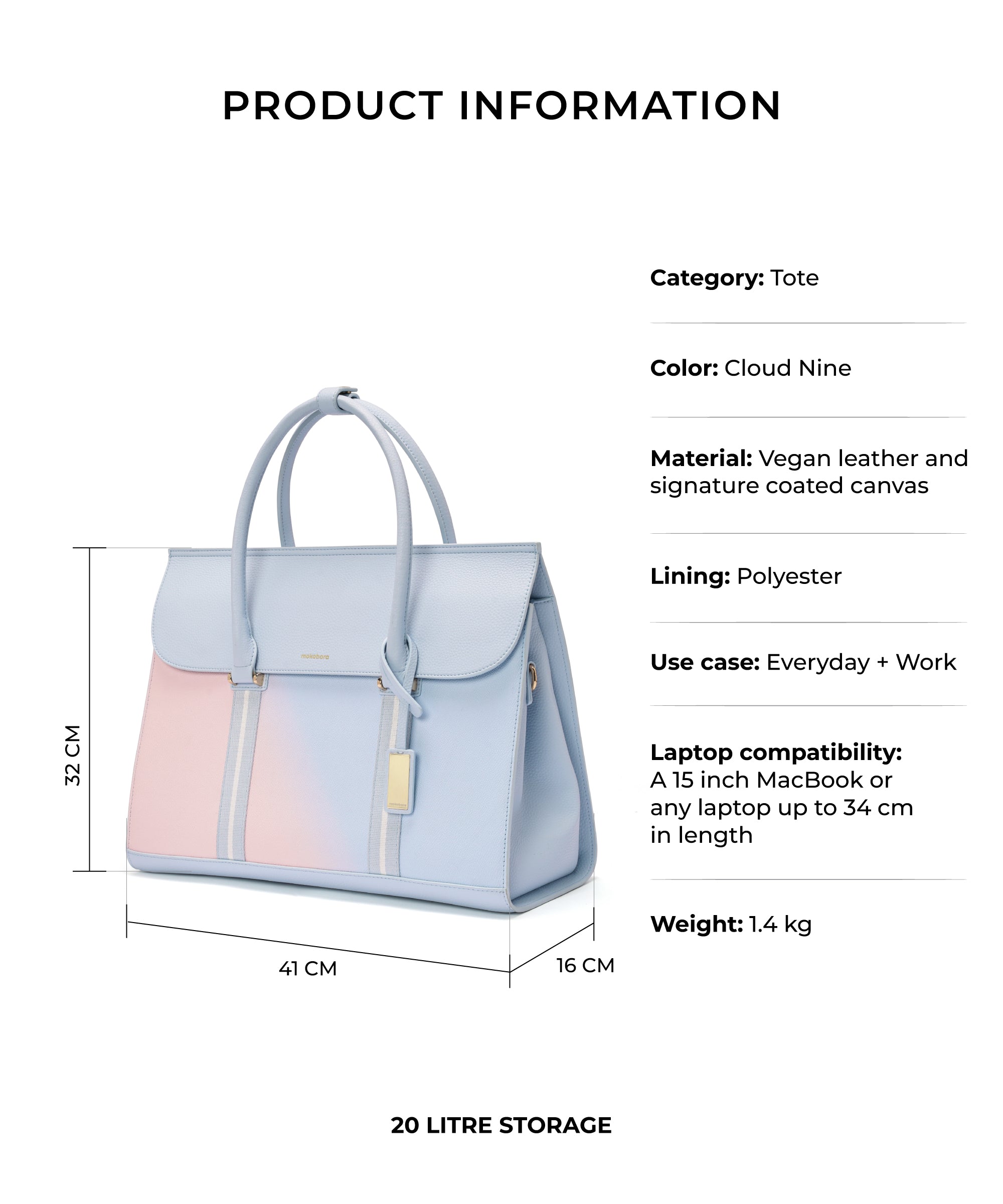 Color_Cloud Nine | The Jazz Tote