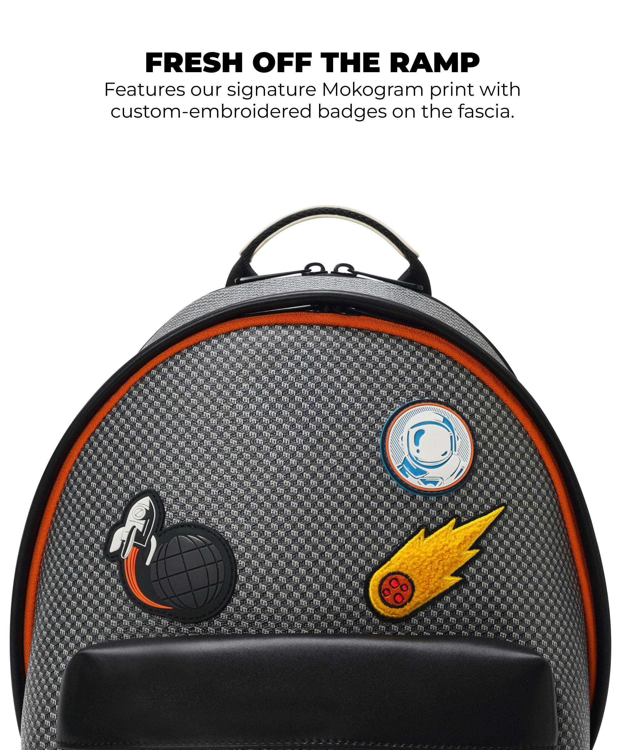 Color_Mokogram - Black Sesame | The Kickstreet Backpack