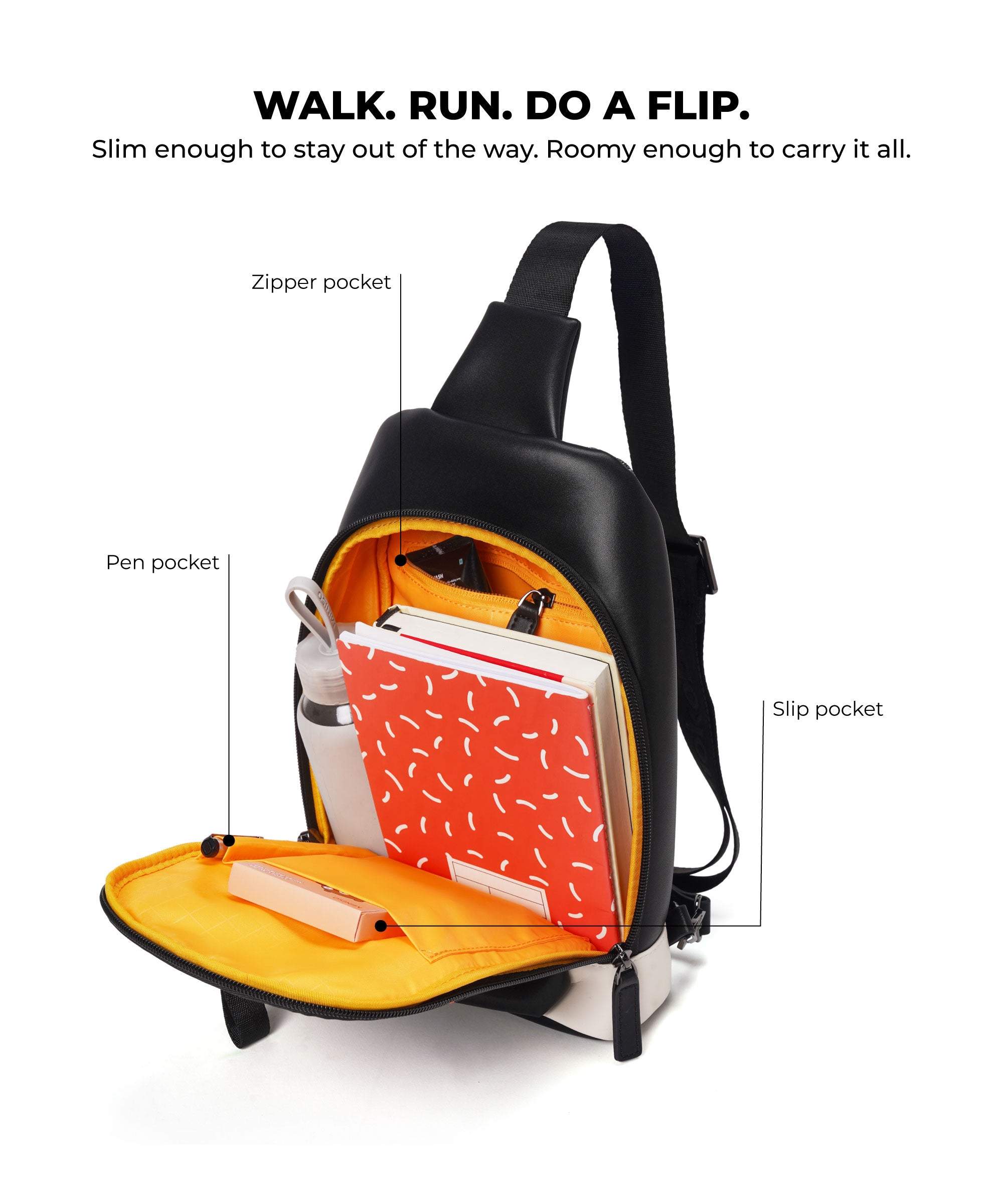 Color_Black Sesame | The Memo Crossbody