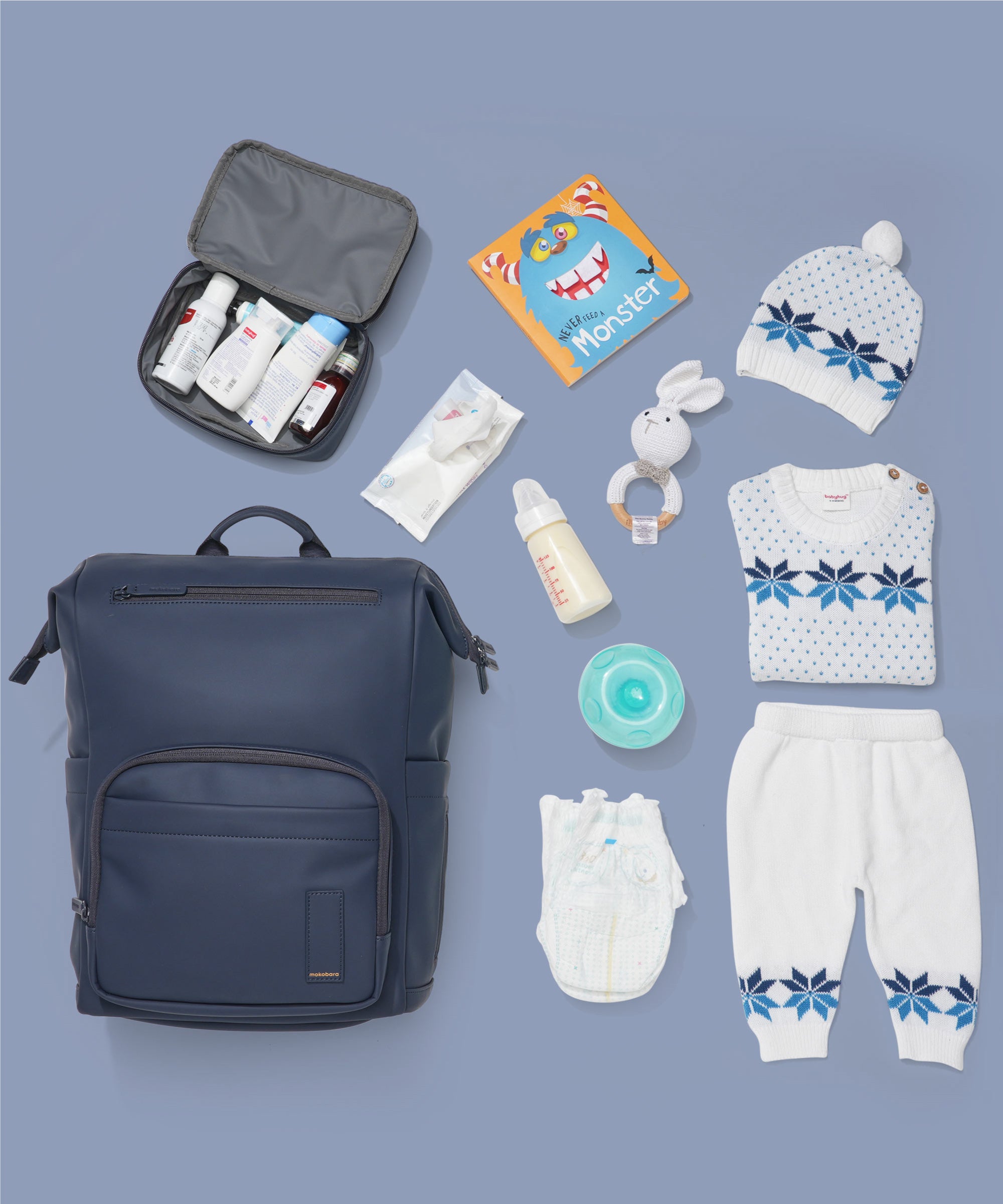 Color_Splish Splash | The Playdate Diaper Backpack - 30L