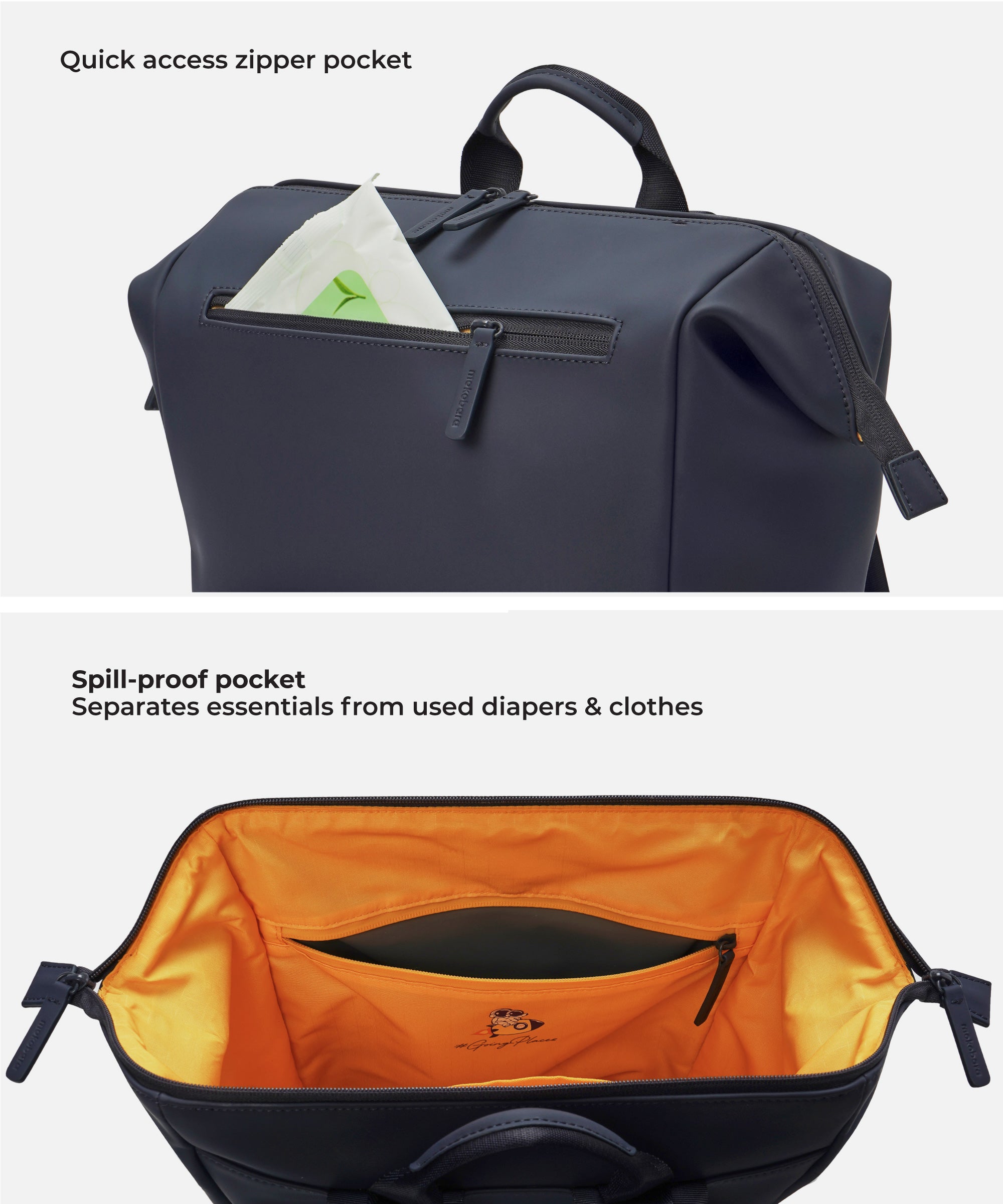 Color_Splish Splash | The Playdate Diaper Backpack - 30L