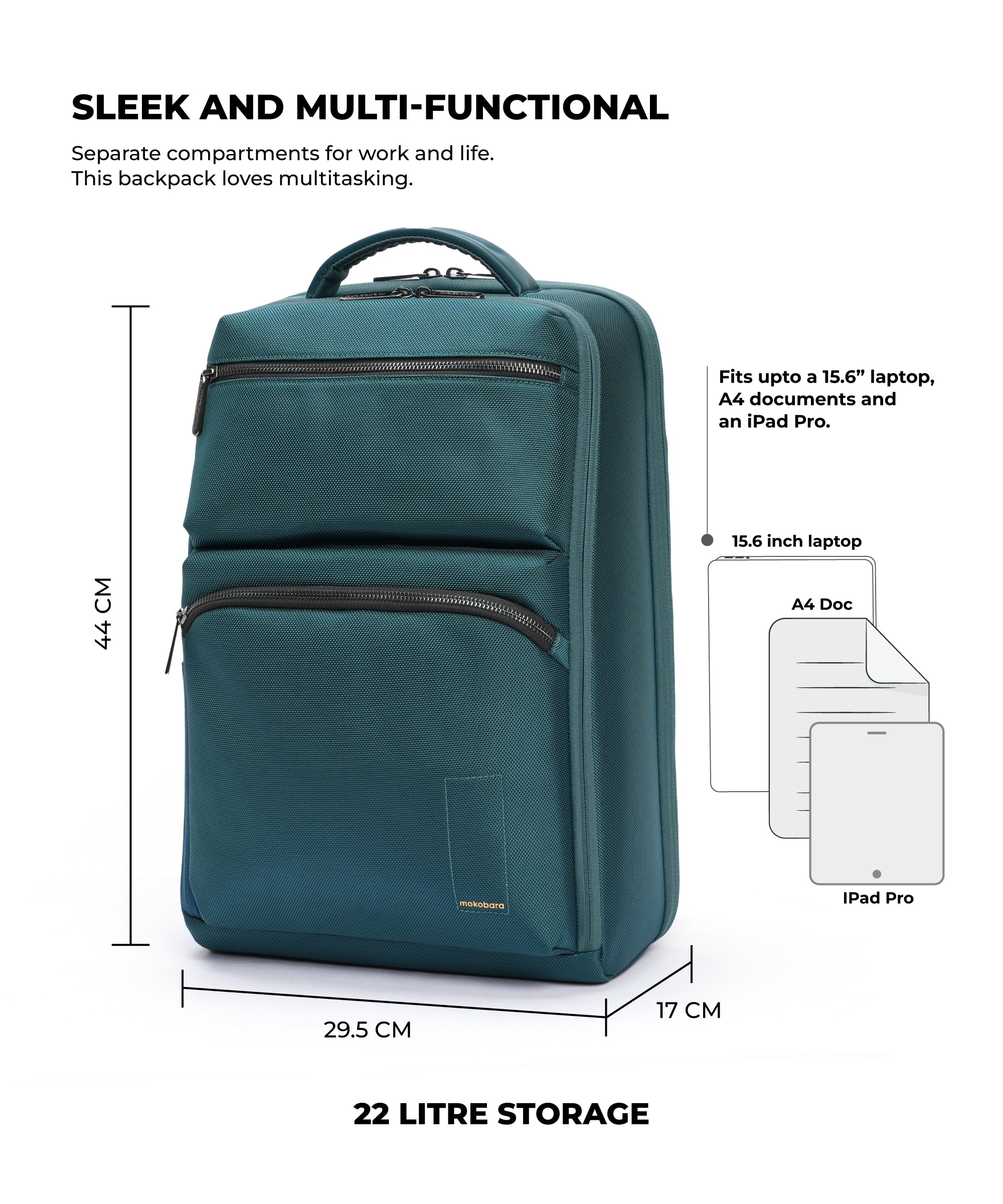 Color_Deepskye | The Radio Backpack - 22L