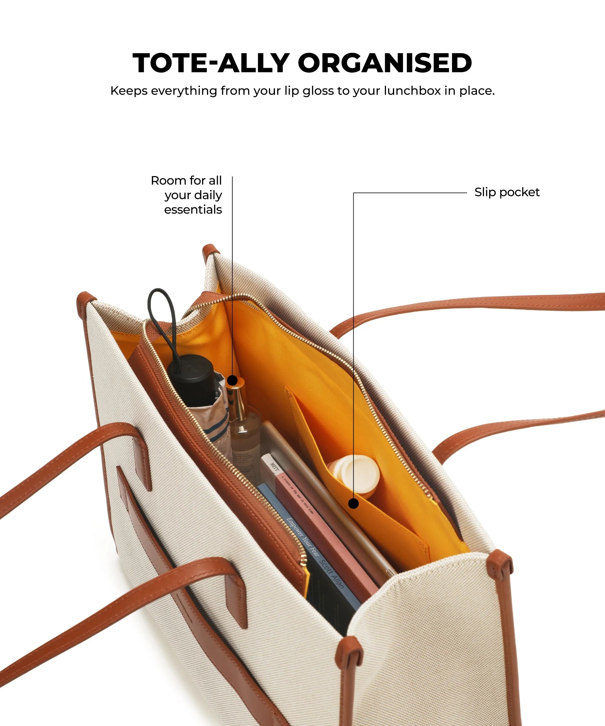 Color_Coconut Cream | The Skye Tote