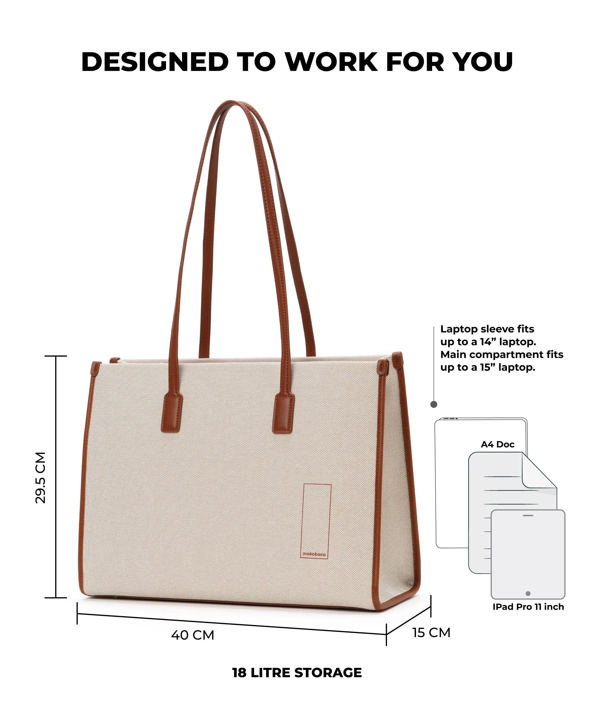Color_Coconut Cream | The Skye Tote