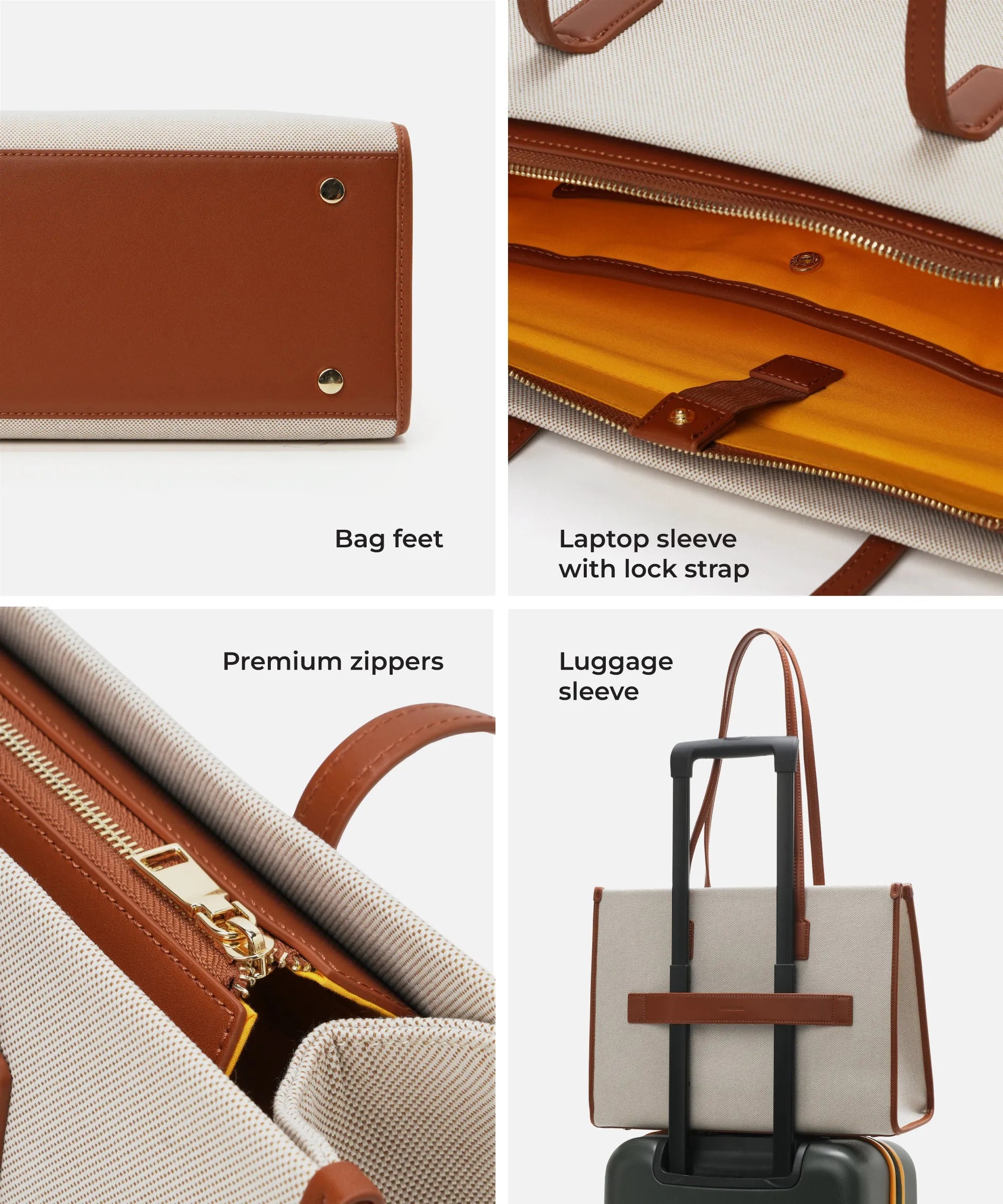 Color_Coconut Cream | The Skye Tote