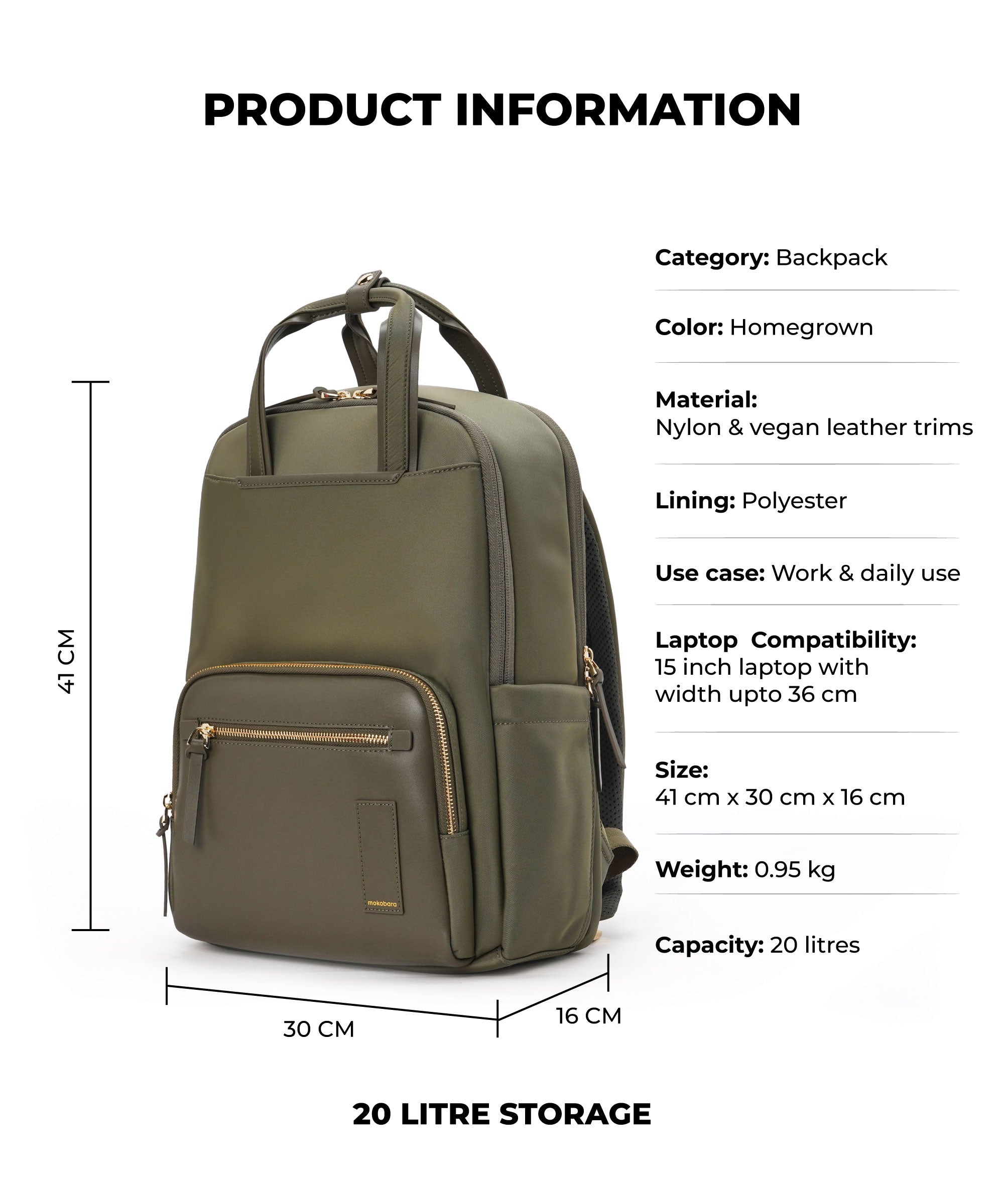 Color_Homegrown | The Sundae Backpack - 20L
