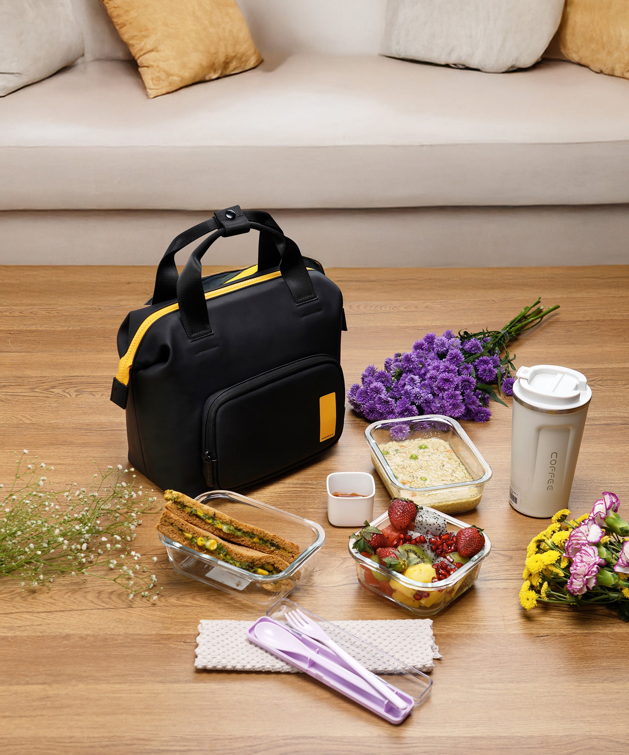 Color_Money Moves Sunray | The Take Out Lunch Bag