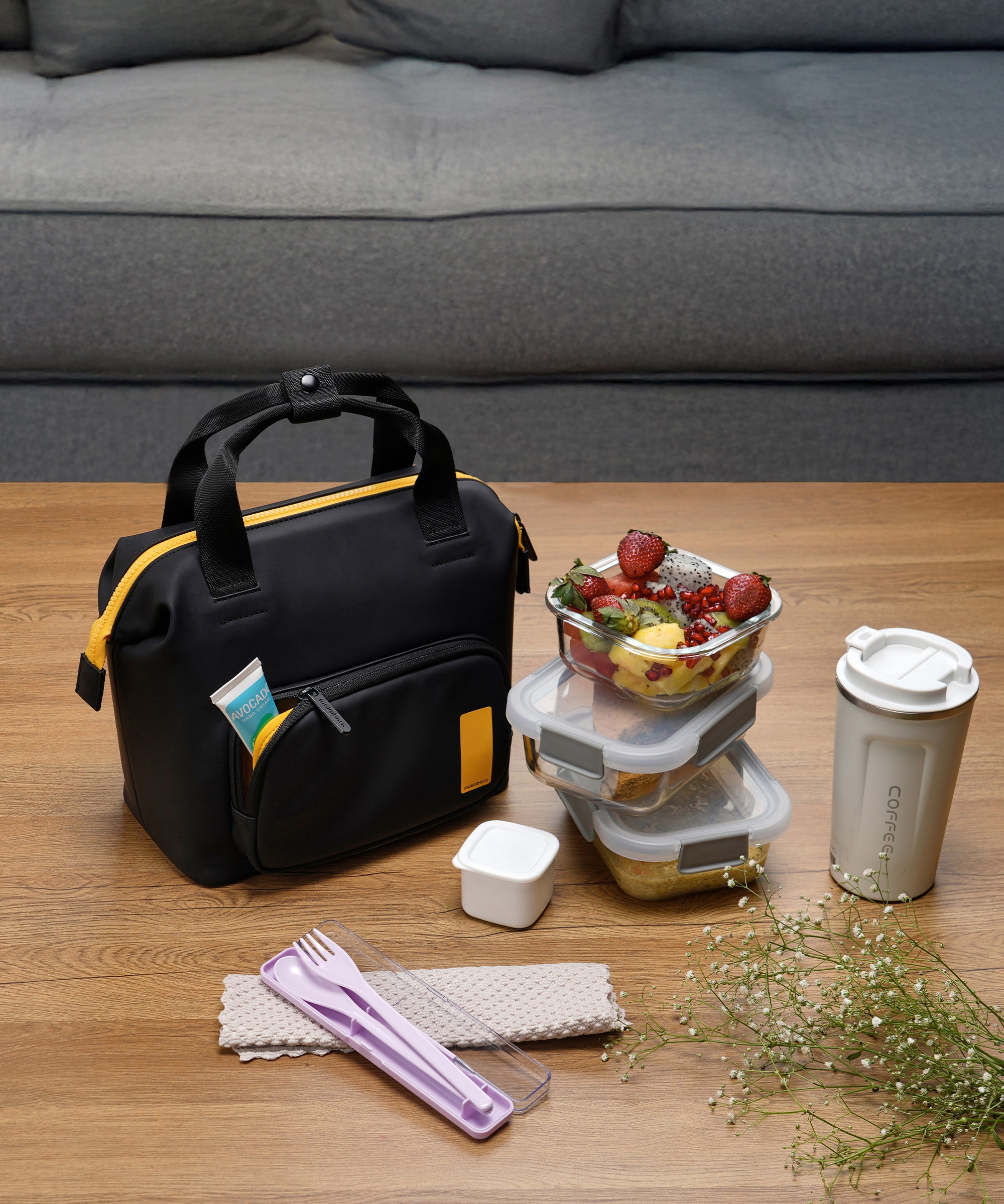 Color_Money Moves Sunray | The Take Out Lunch Bag