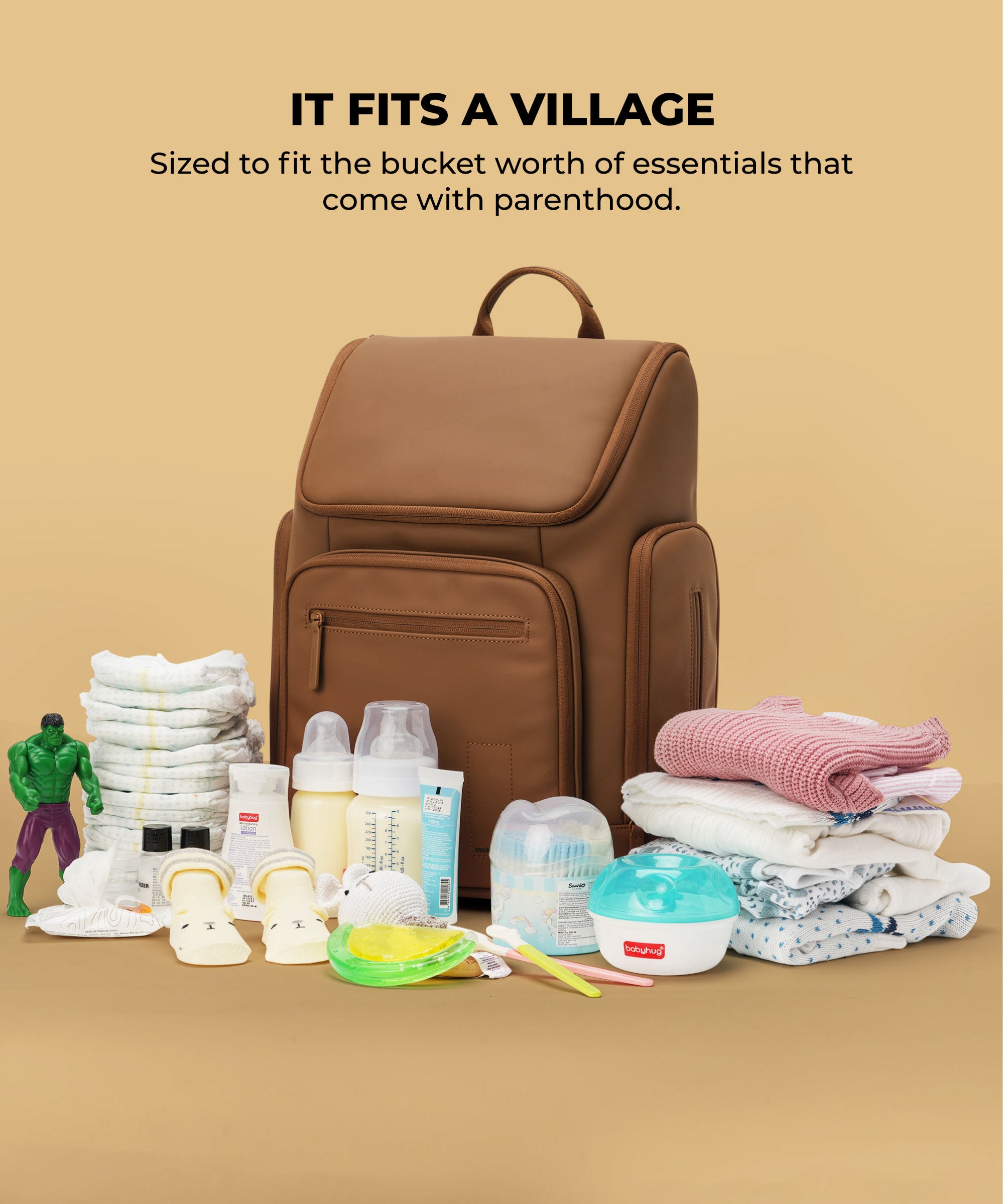 Color_Beach Baby | The Tinker Diaper Backpack - 23L