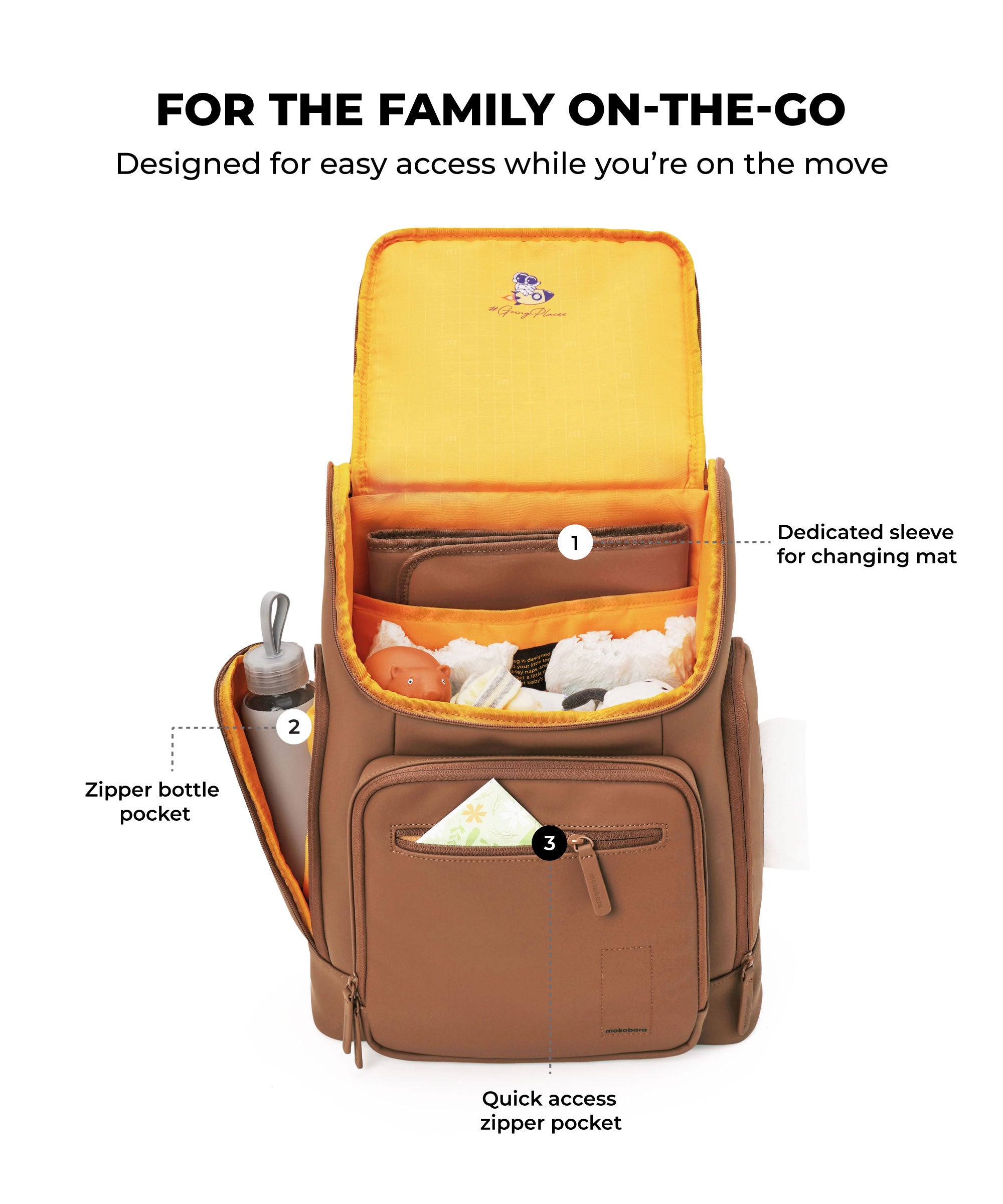 Color_Beach Baby | The Tinker Diaper Backpack - 23L