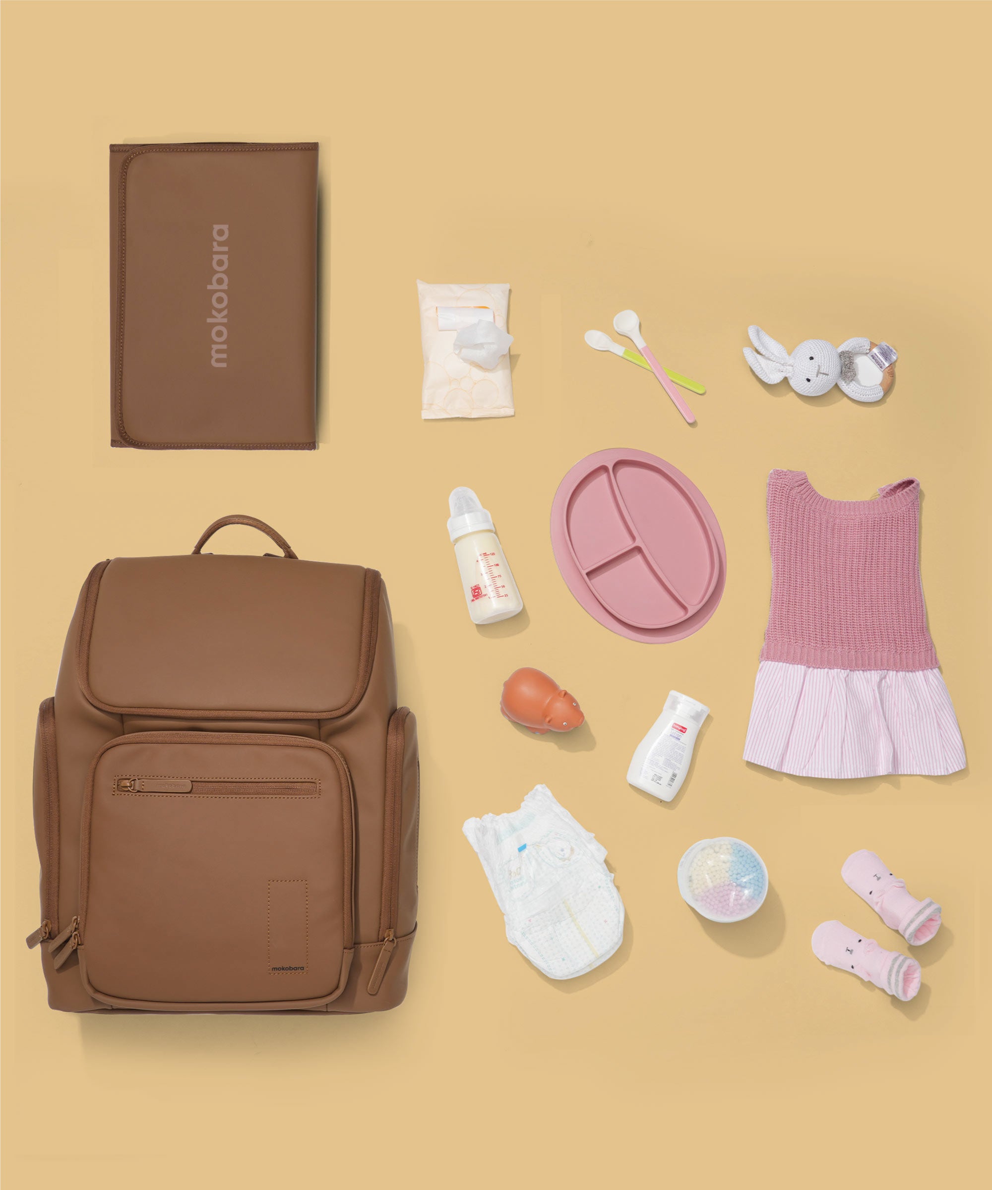 Color_Beach Baby | The Tinker Diaper Backpack - 23L
