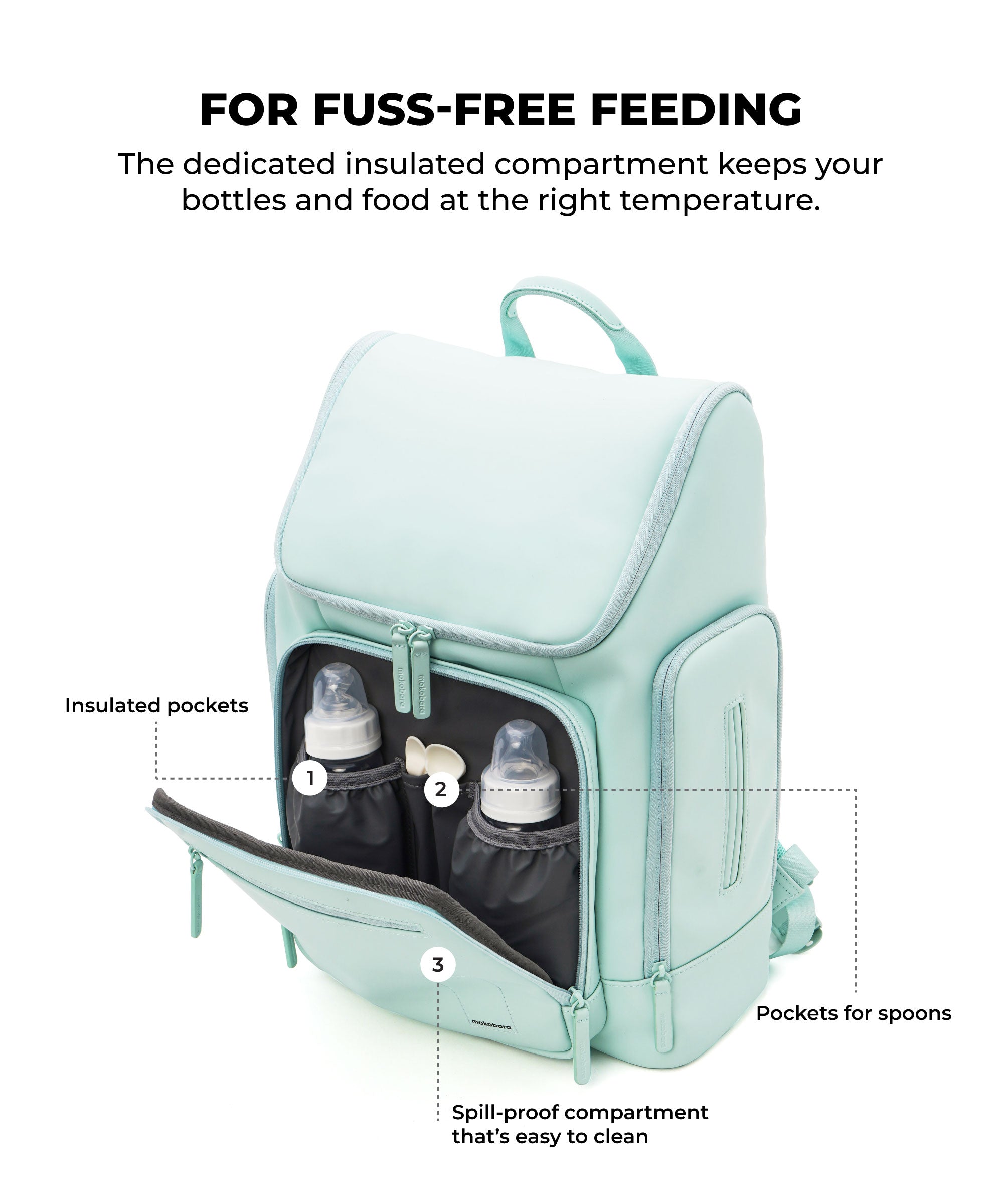 Color_Nomnom | The Tinker Diaper Backpack - 23L
