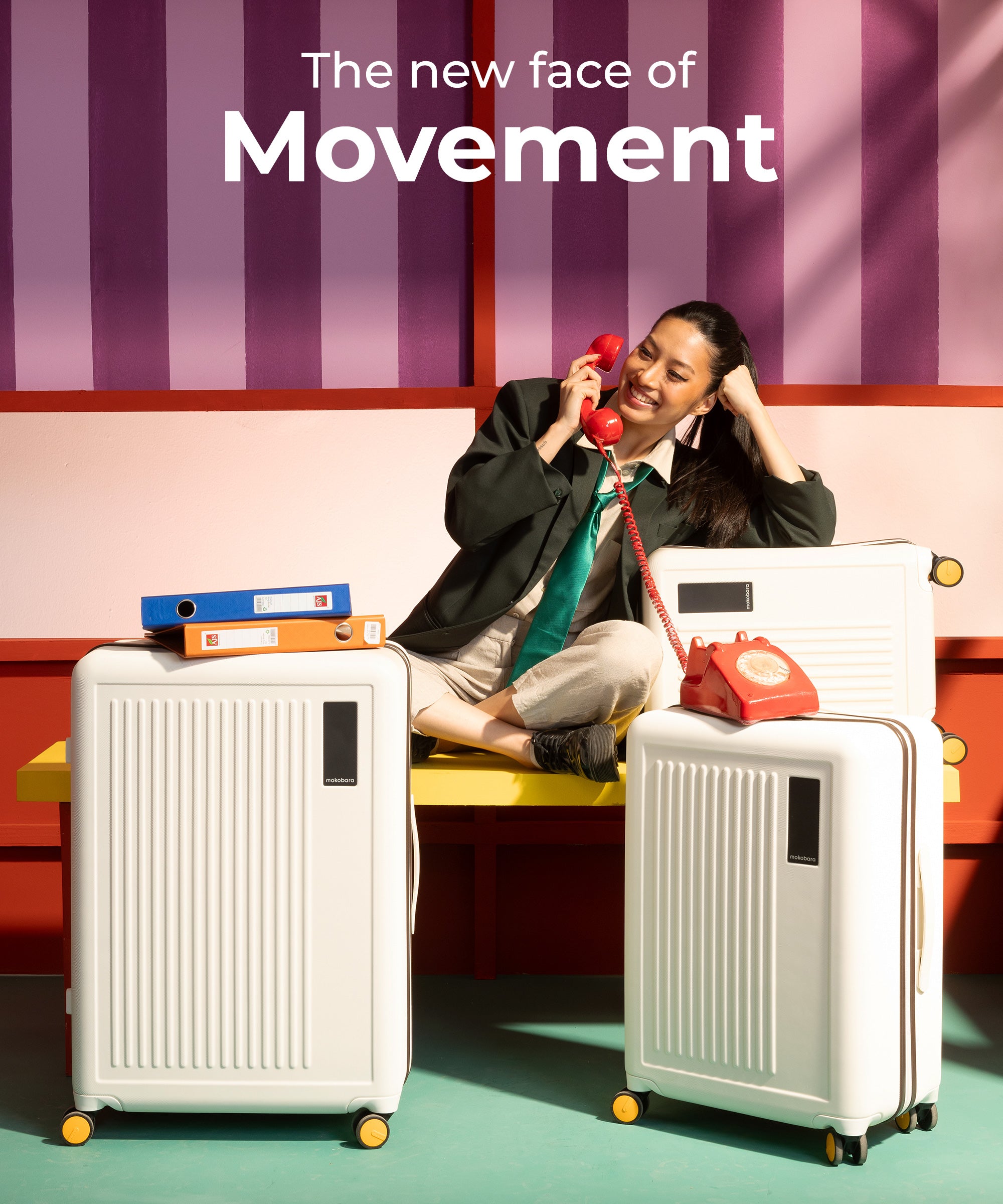 Color_Money Moves Sunray | The Transit Luggage - Set of 3