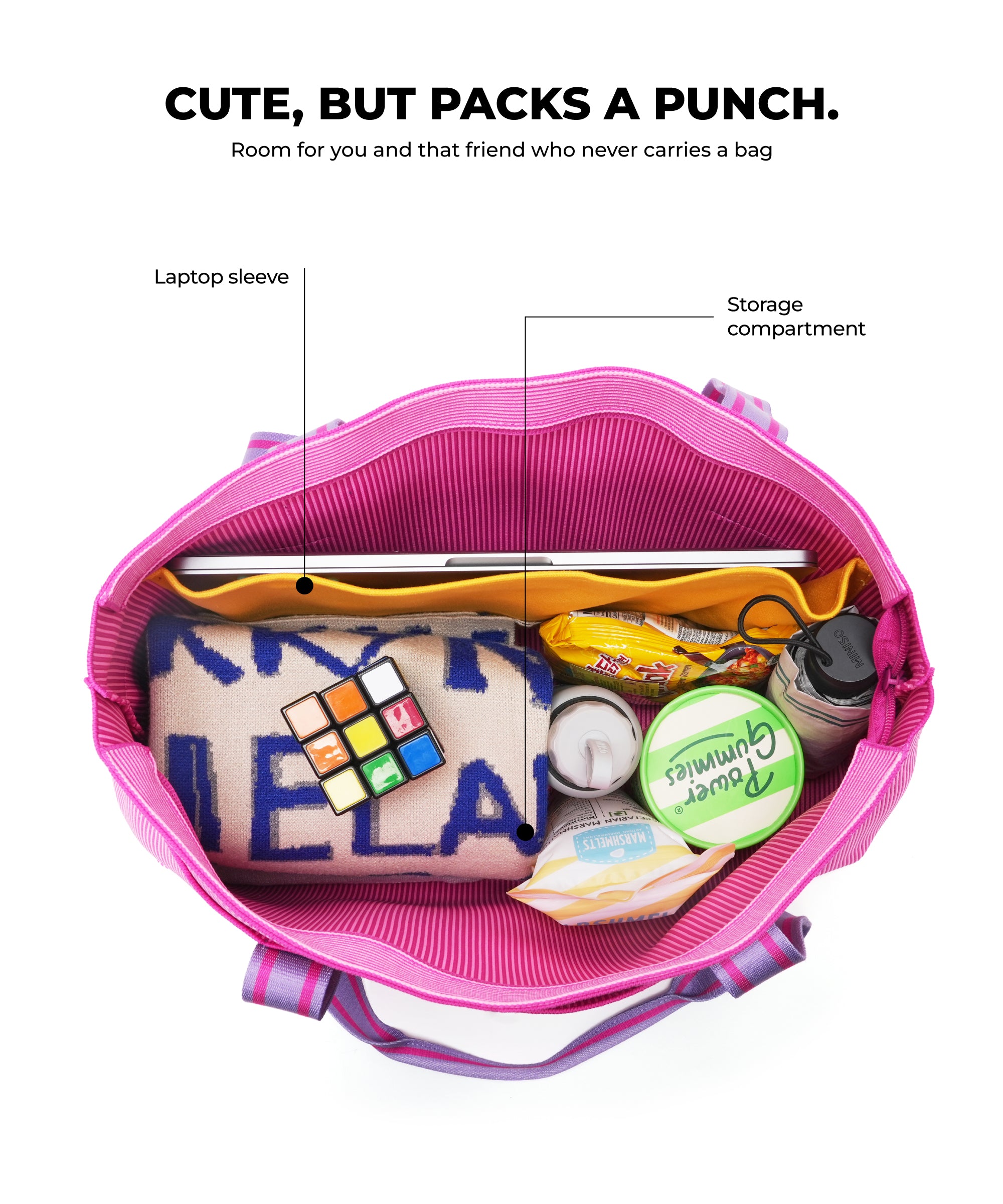 Color_Very Berry | The XOXO Carry-All Tote