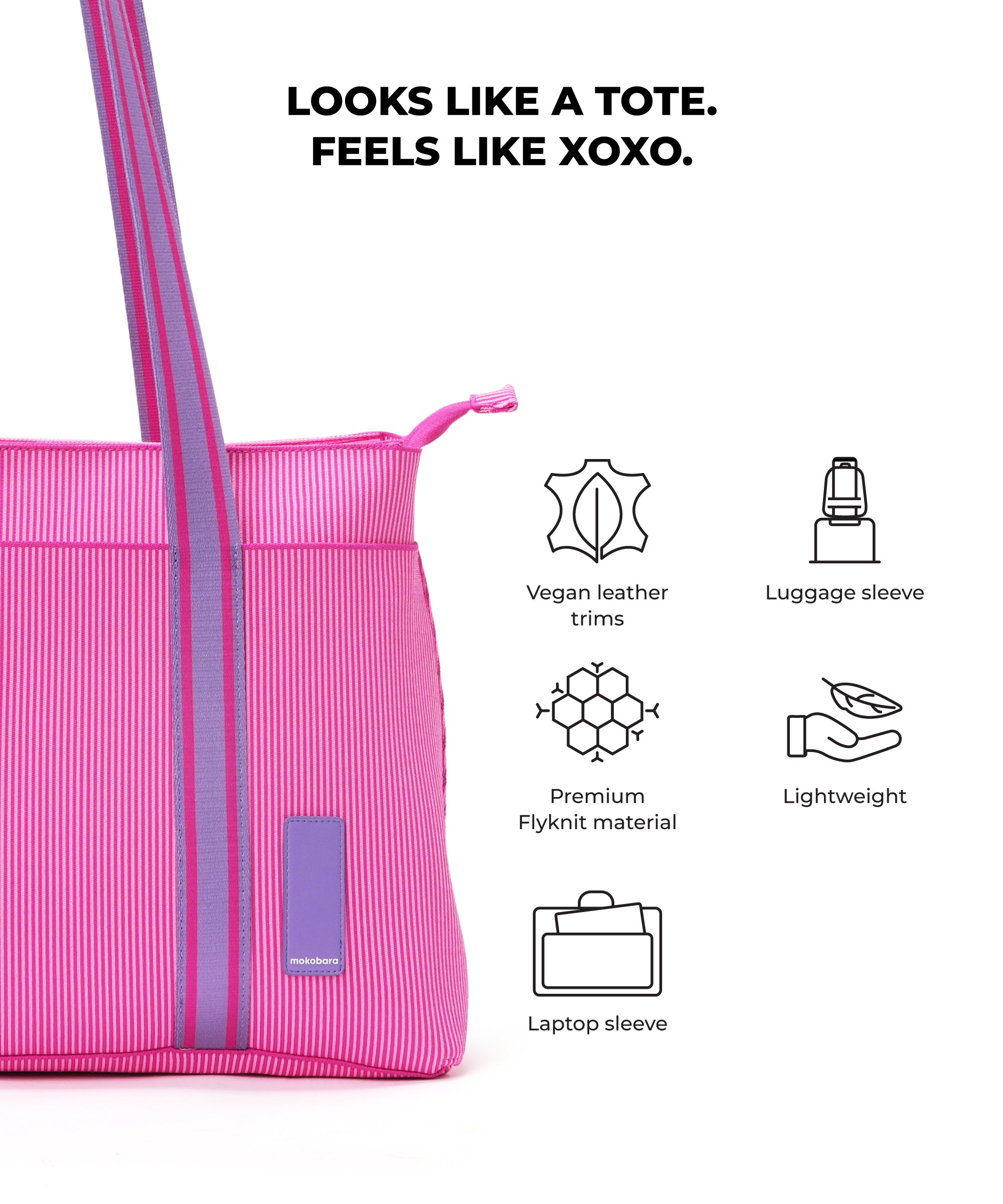 Color_Very Berry | The XOXO Carry-All Tote