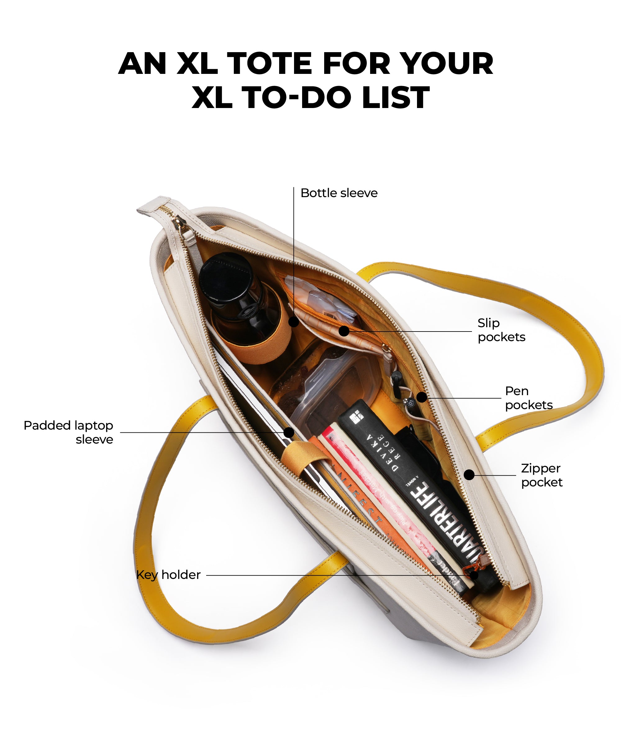 Color_Oatmik| The Astrid Tote